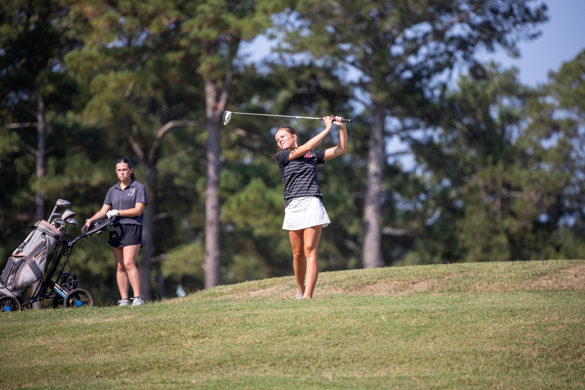 The Lady Arrow Golf team secured second place at the Lady Cougar Invitational.