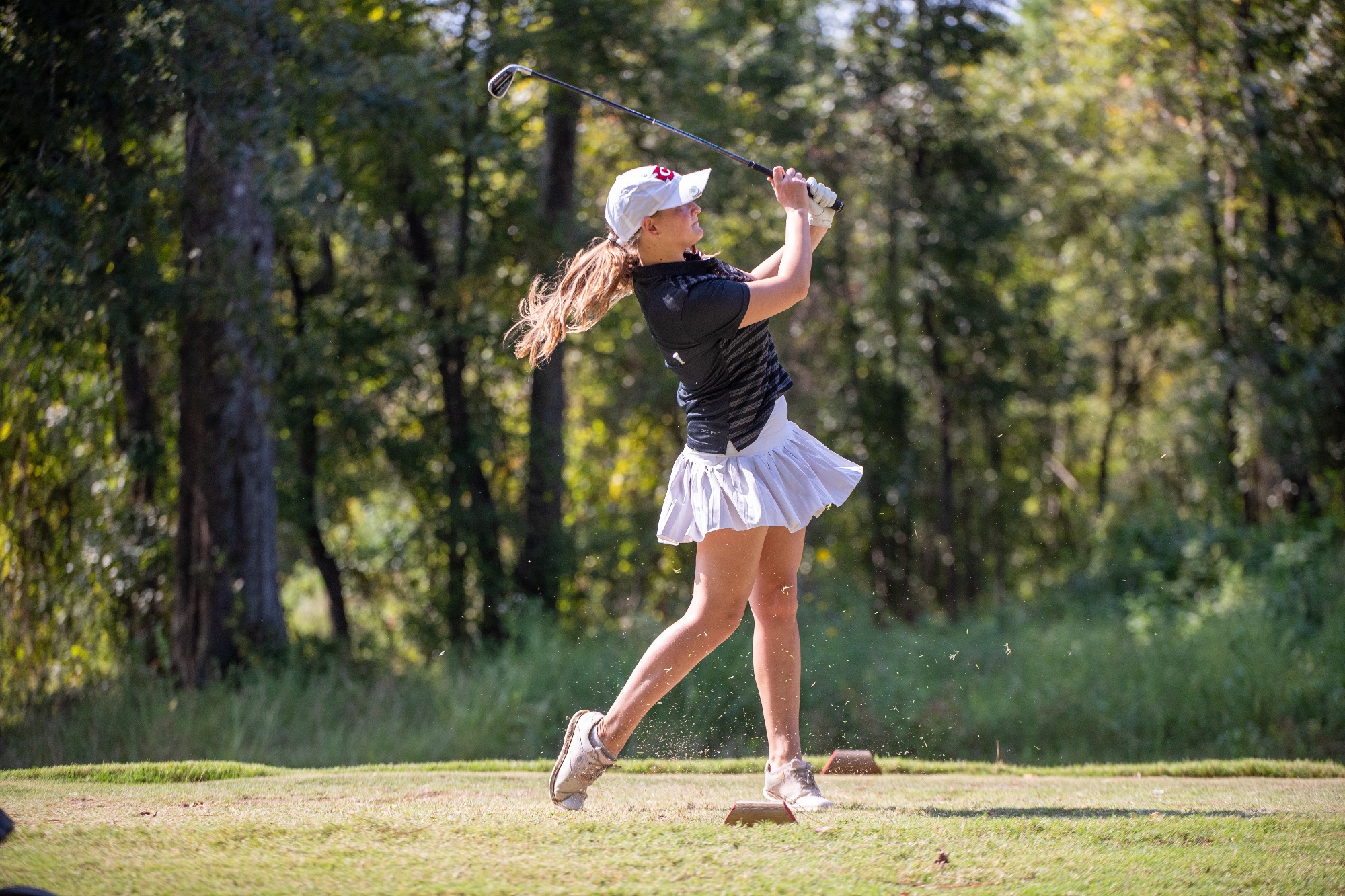 The Lady Arrow Golf team secured second place at the Lady Cougar Invitational.