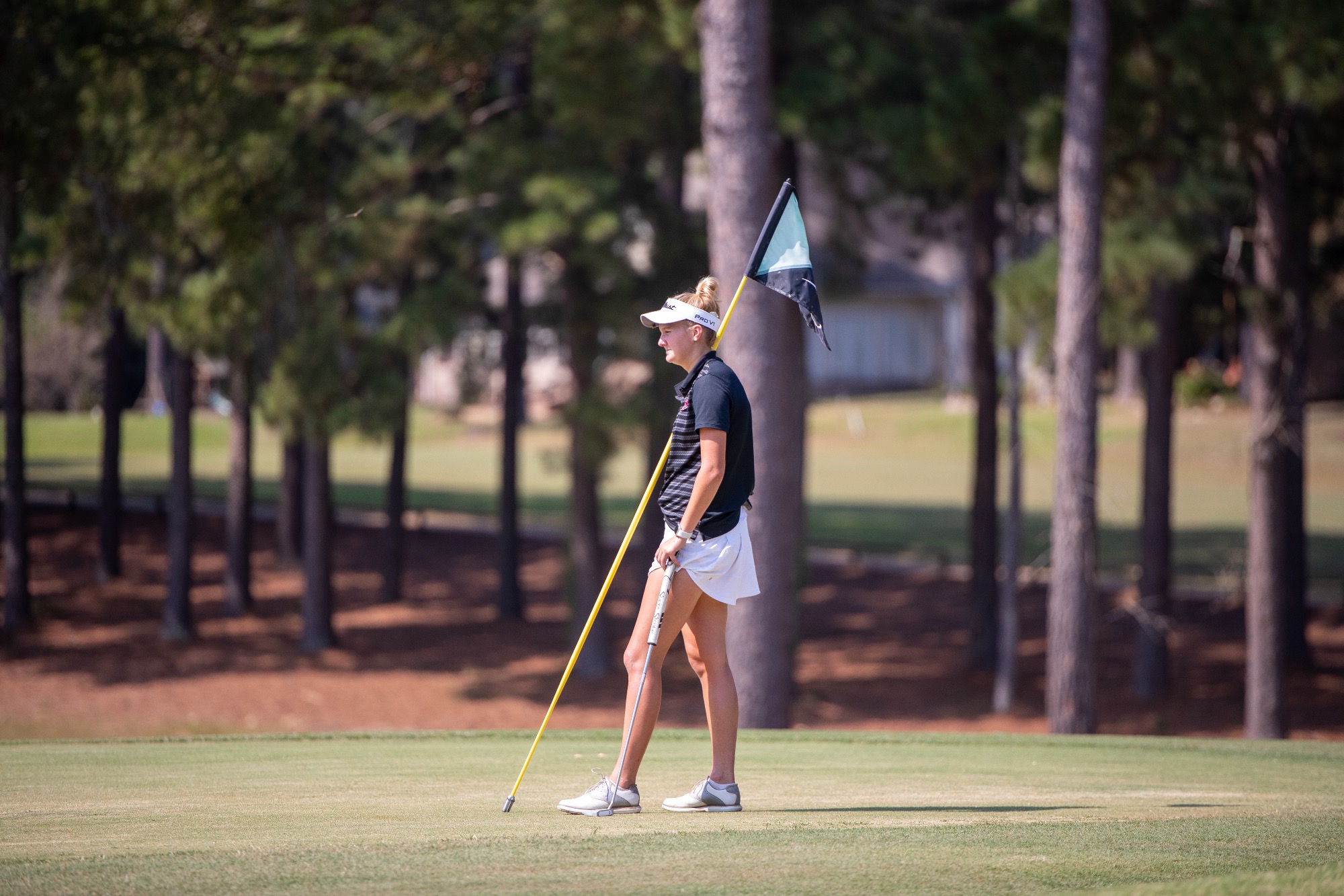 The Lady Arrow Golf team secured second place at the Lady Cougar Invitational.