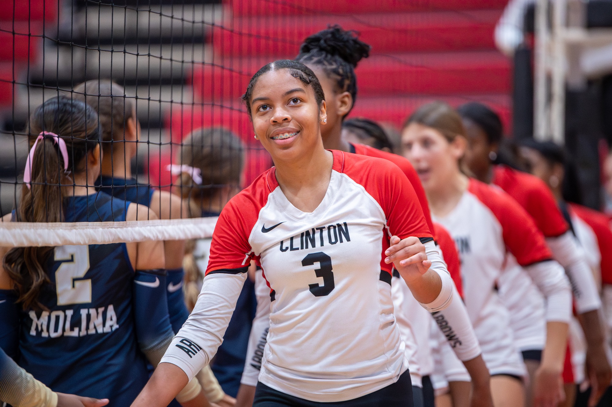 The Lady Arrow Volleyball team swept the Lady Pearl Pirates in a non-district game.