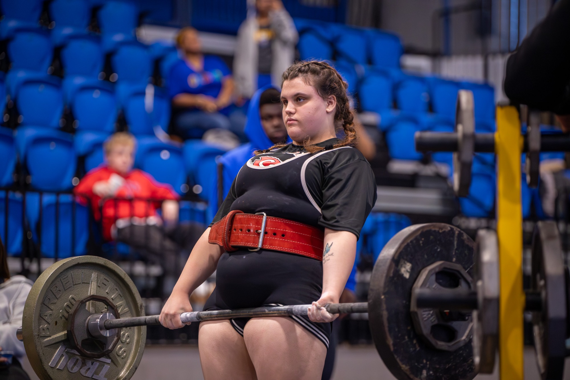 The Clinton Girls' Powerlifting team delivered a strong performance on Wednesday, February 11, competing at Oxford High School and finishing third.