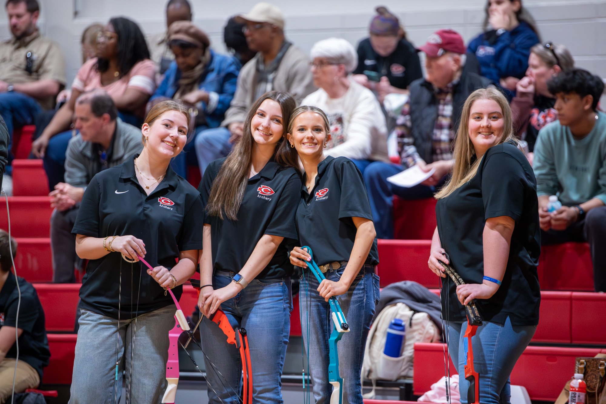 Clinton’s Archery team secured a decisive victory over Warren Central on Thursday, February 12, at the CJHS Gym, as the Arrows’ 3,113 team total easily outpaced the Vikings’ 2,560.
