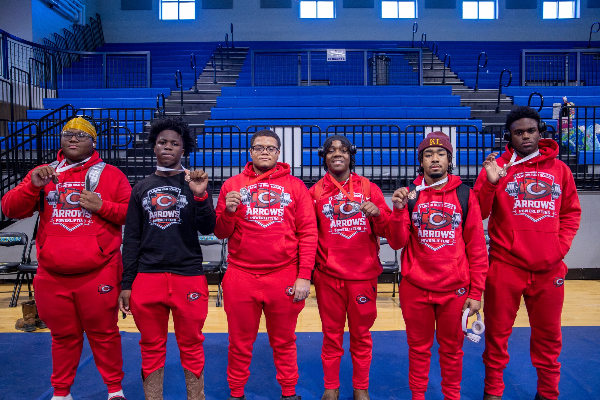 The Clinton Boys’ Powerlifting team opened the 2026 season with a strong showing at the MHSAA Region 2-7A Region Meet on Saturday, February 8, finishing fourth overall at Oxford High School.