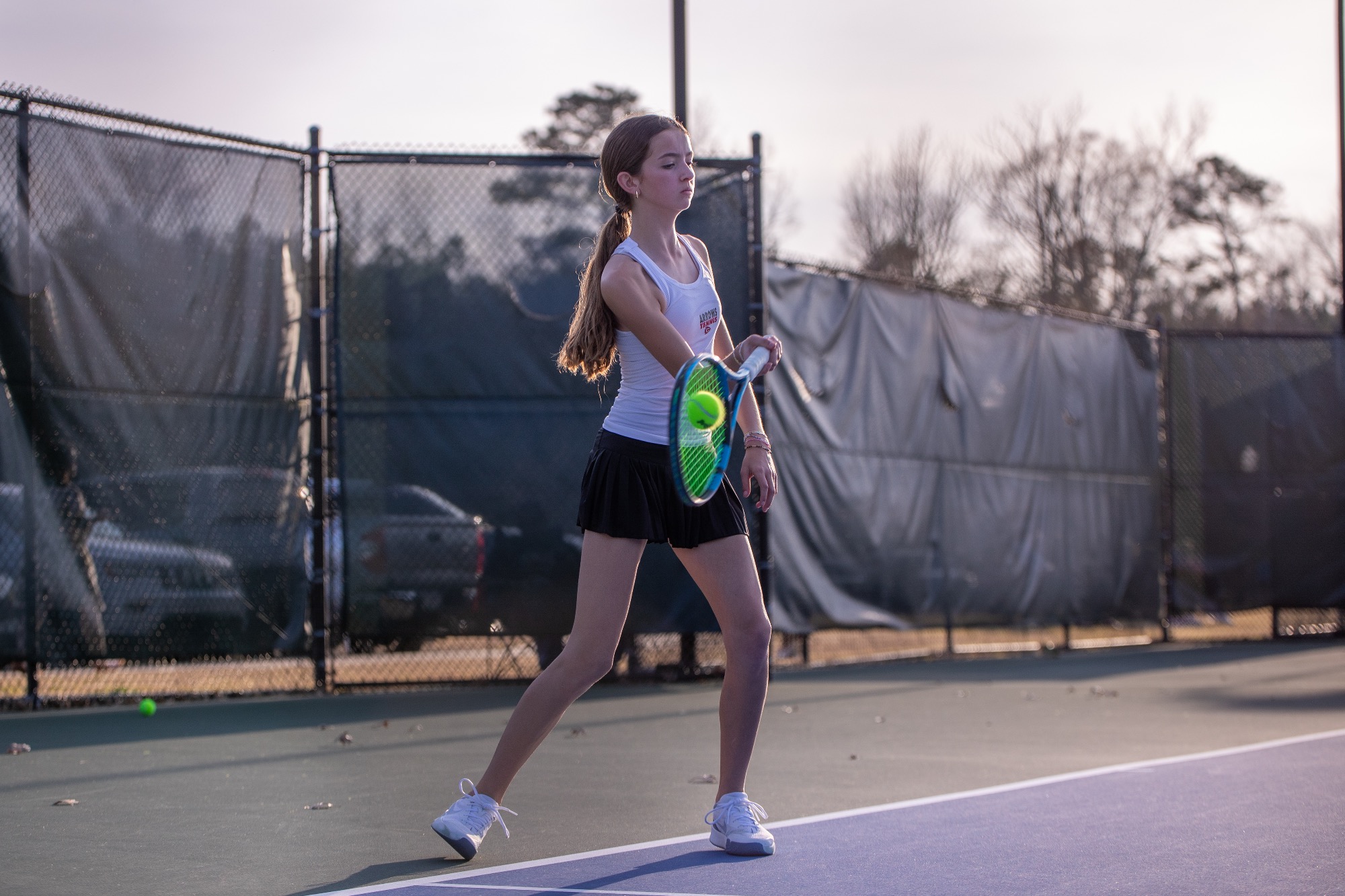 Clinton Arrow Tennis opened its 2026 regular season with a MHSAA Region 2-7A match against Madison Central Monday afternoon at Brighton Park in Clinton.