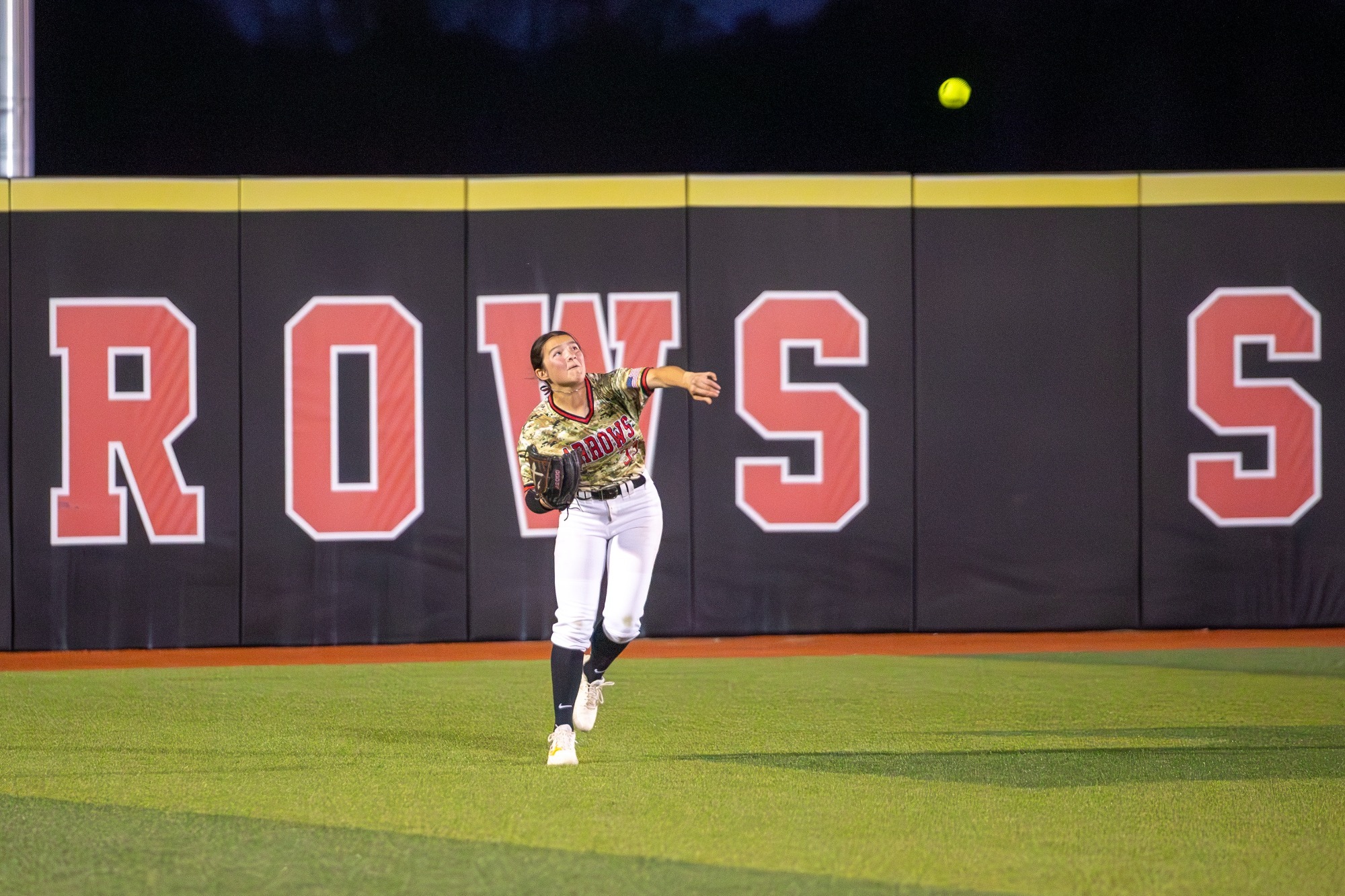 Keelyn Constancio makes a diving effort for a ball against Germantown on March 26 in Clinton.