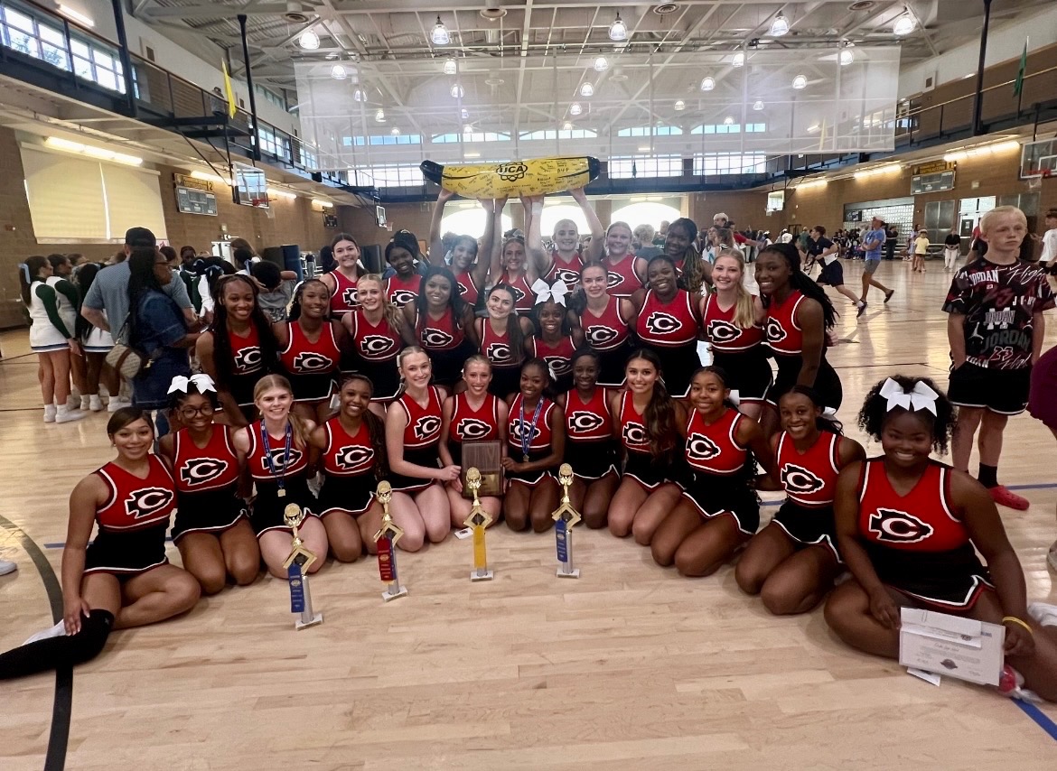The Clinton High School cheer team enjoyed a great performance at UCA Camp on May 27-30 in Hammond, La.
