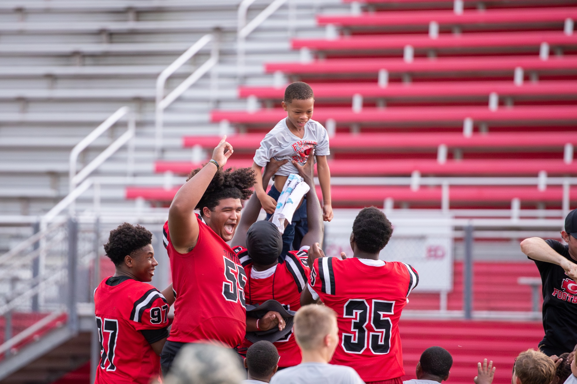 The Clinton Arrow Football team hosted the Future Arrows Football camp on Friday, July 31.