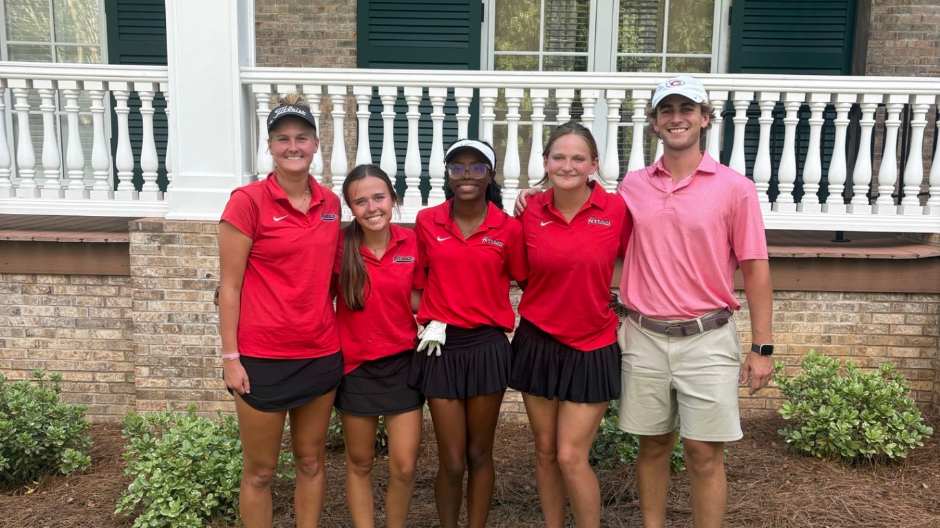 The Clinton Lady Arrow golf team celebrated their first victory of the 2026 season on Wednesday, September 16, at Dancing Rabbit Golf Club.