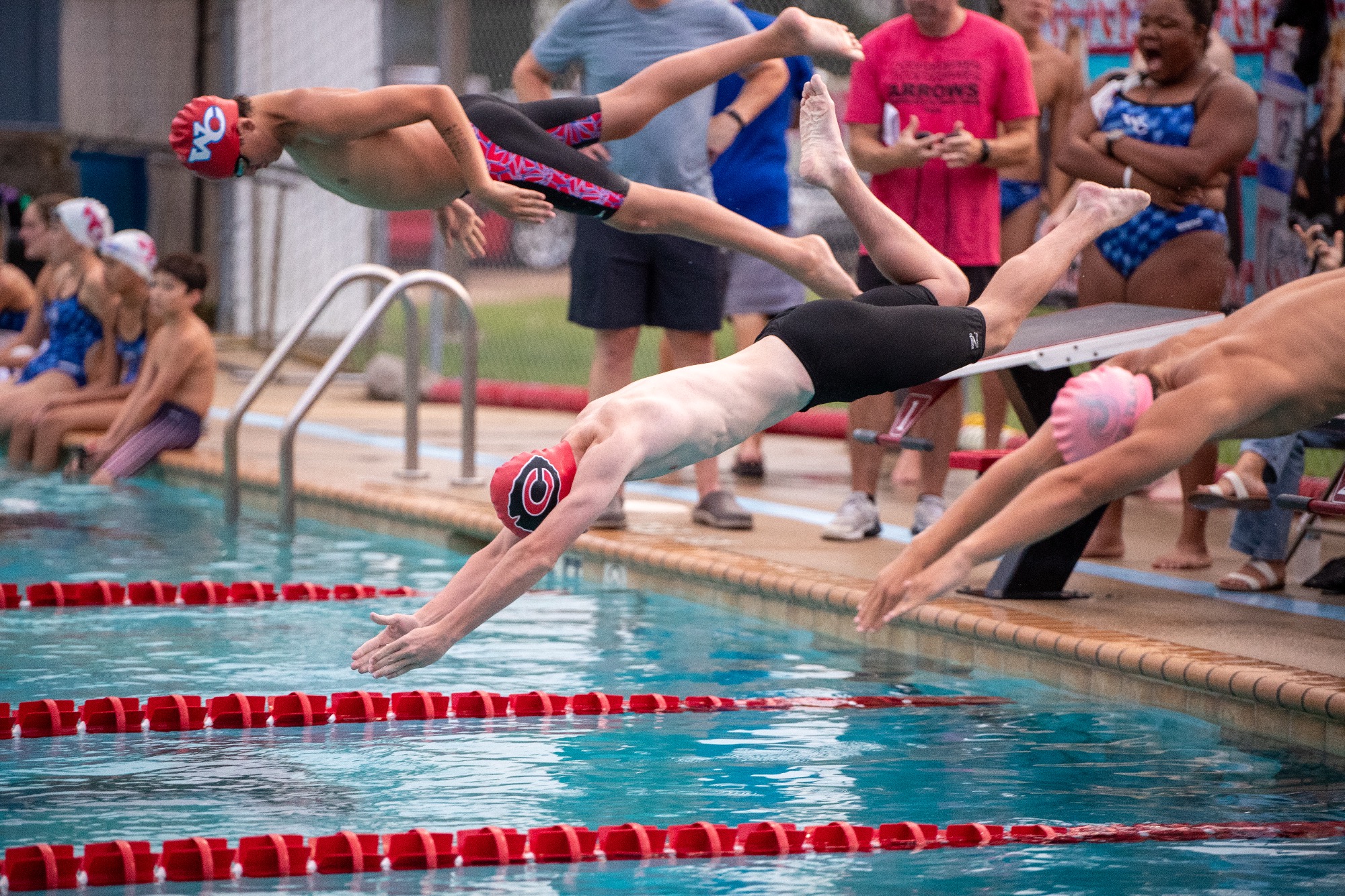 The Clinton Arrow Swim Team (CAST) hosted Northwest Rankin and Warren Central at the Ashlee Sumrall Memorial Meet on September 3. The women's and men's teams finished second, while several of their swimmers made qualifying times for the upcoming North State Swim Meet.