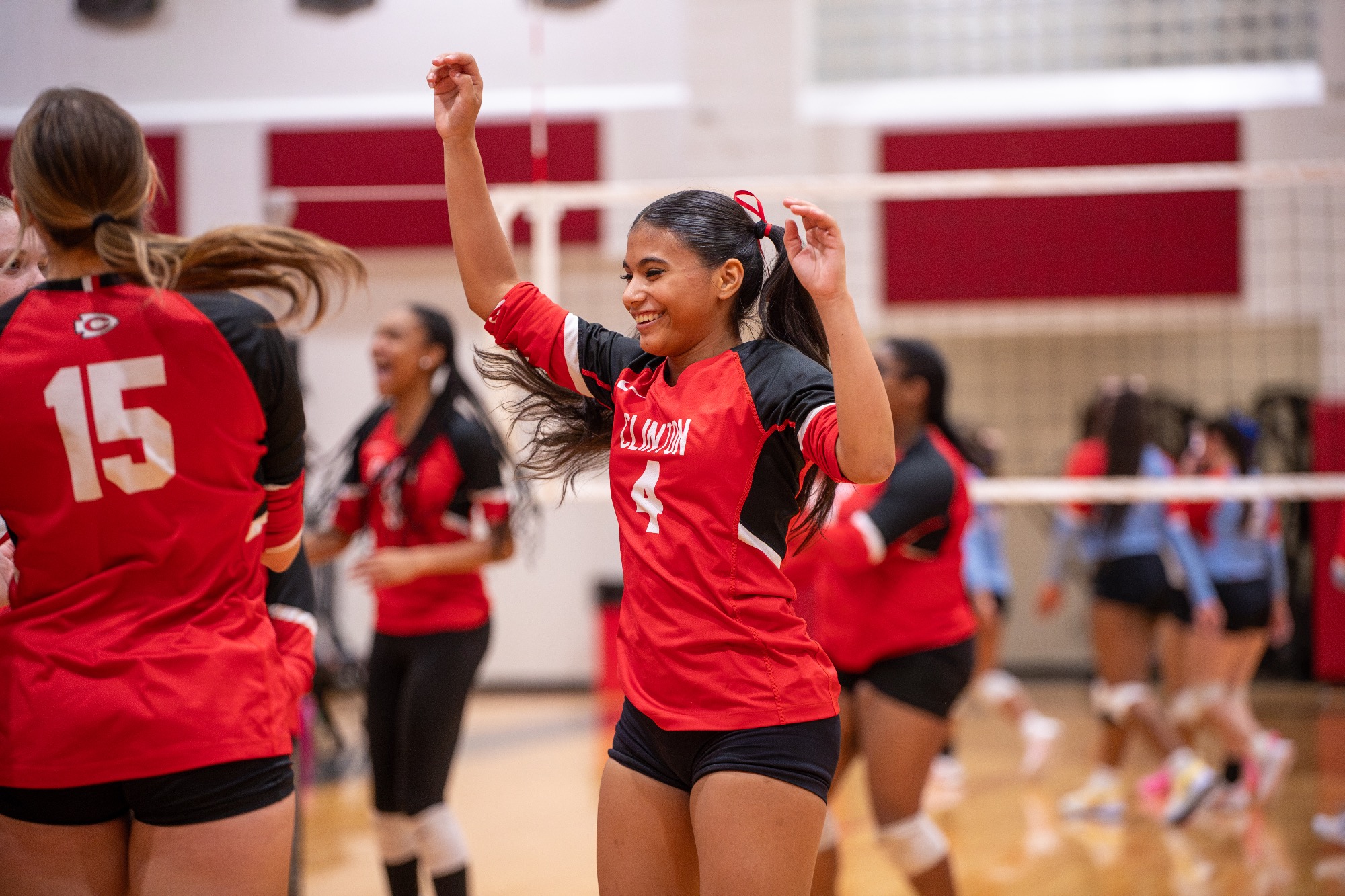 The Lady Arrow Volleyball team hosted Warren Central on Tuesday, September 8. After 5 sets, Clinton clinched the win and celebrated senior night.