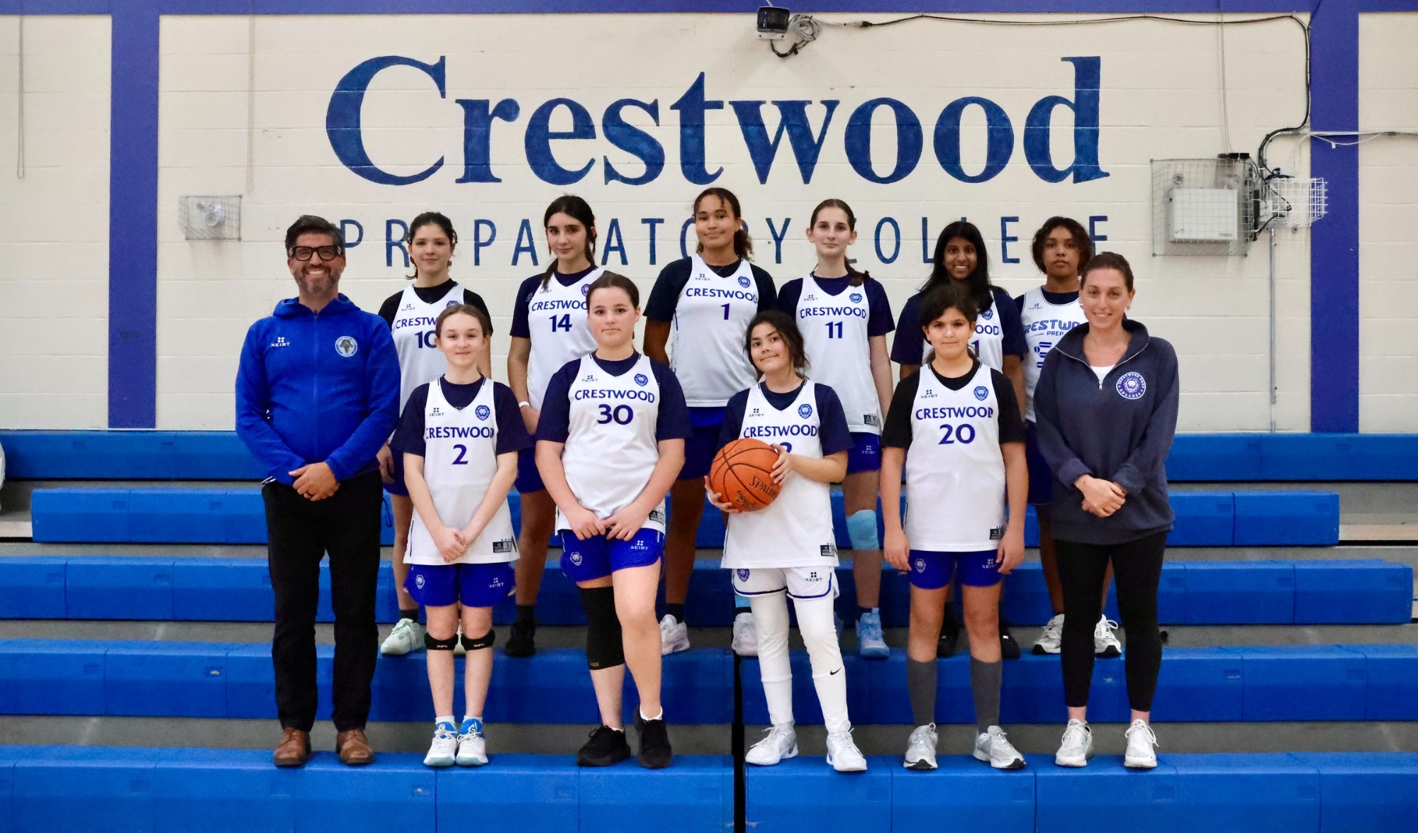 U14 G BBall team photo