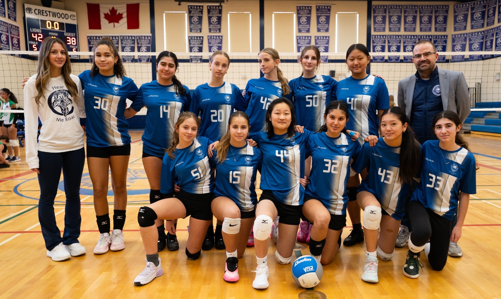 U14 Girls D2 VBall Team