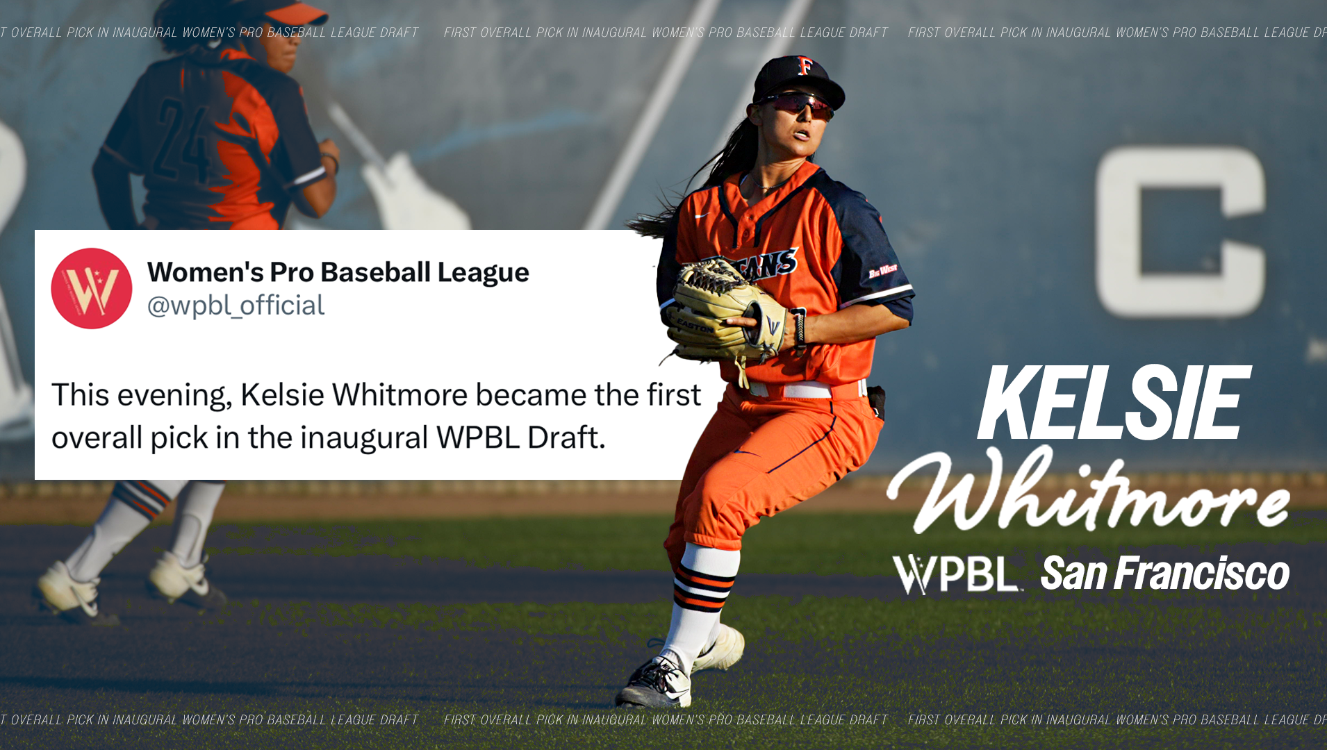 Kelsie Whitmore Selected First Overall in Inaugural 2025 WPBL Draft