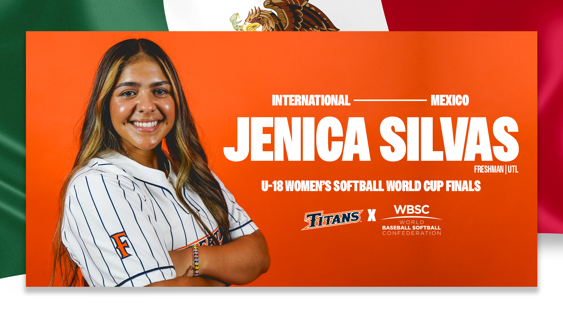 Jenica Silvas U-18 Team Mexico at WBSC World Cup