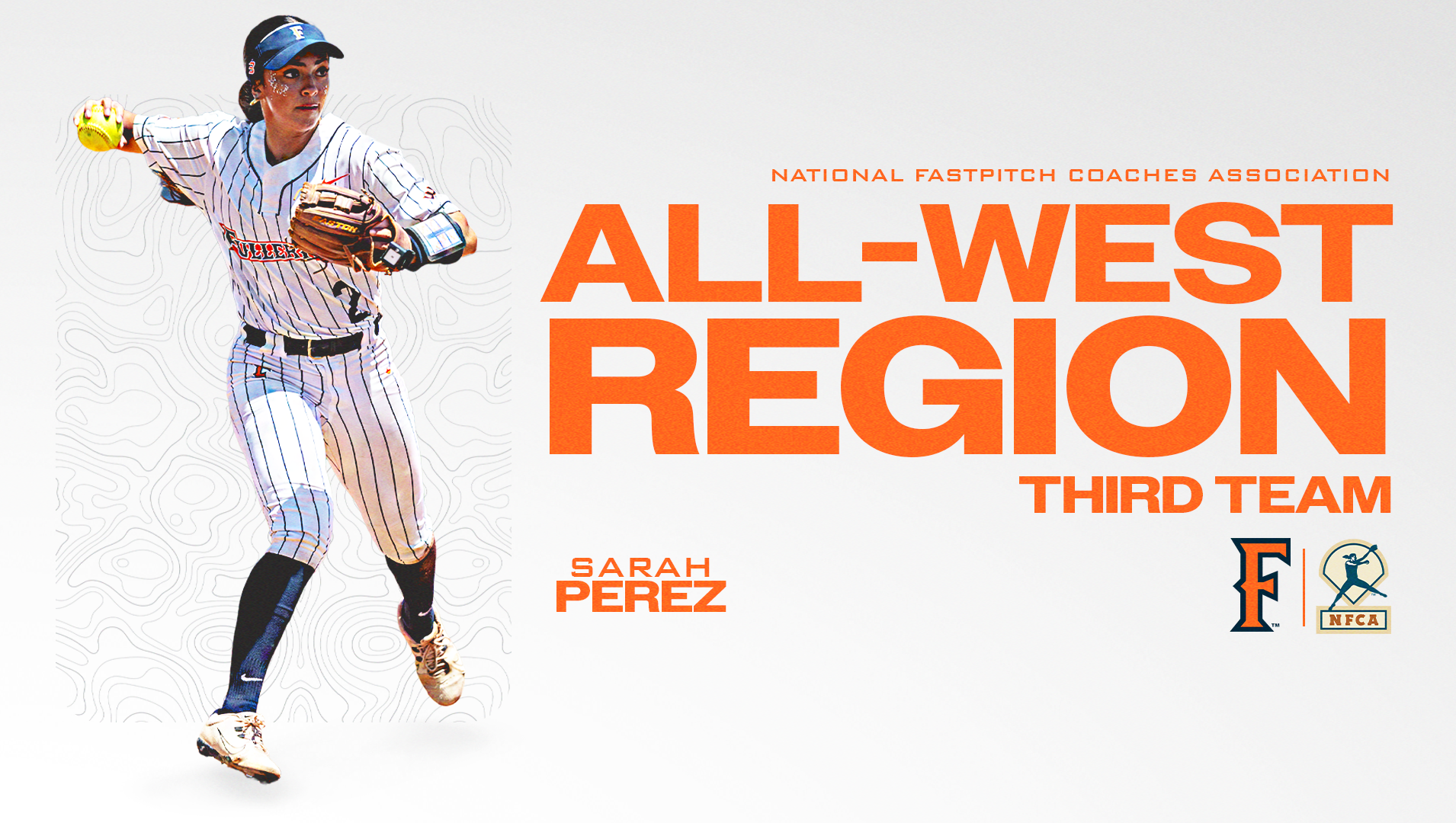 Sarah Perez NFCA All-West Region Third Team