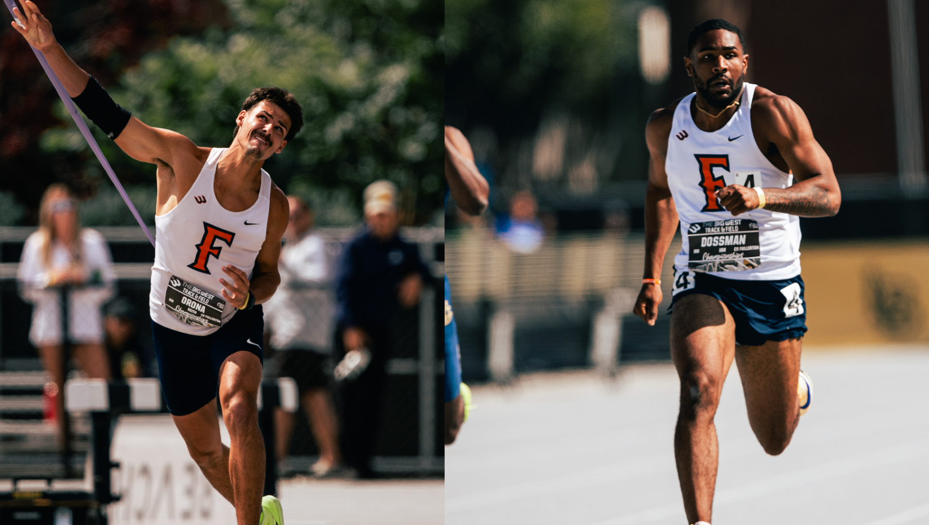 Men's athletes of the meet 