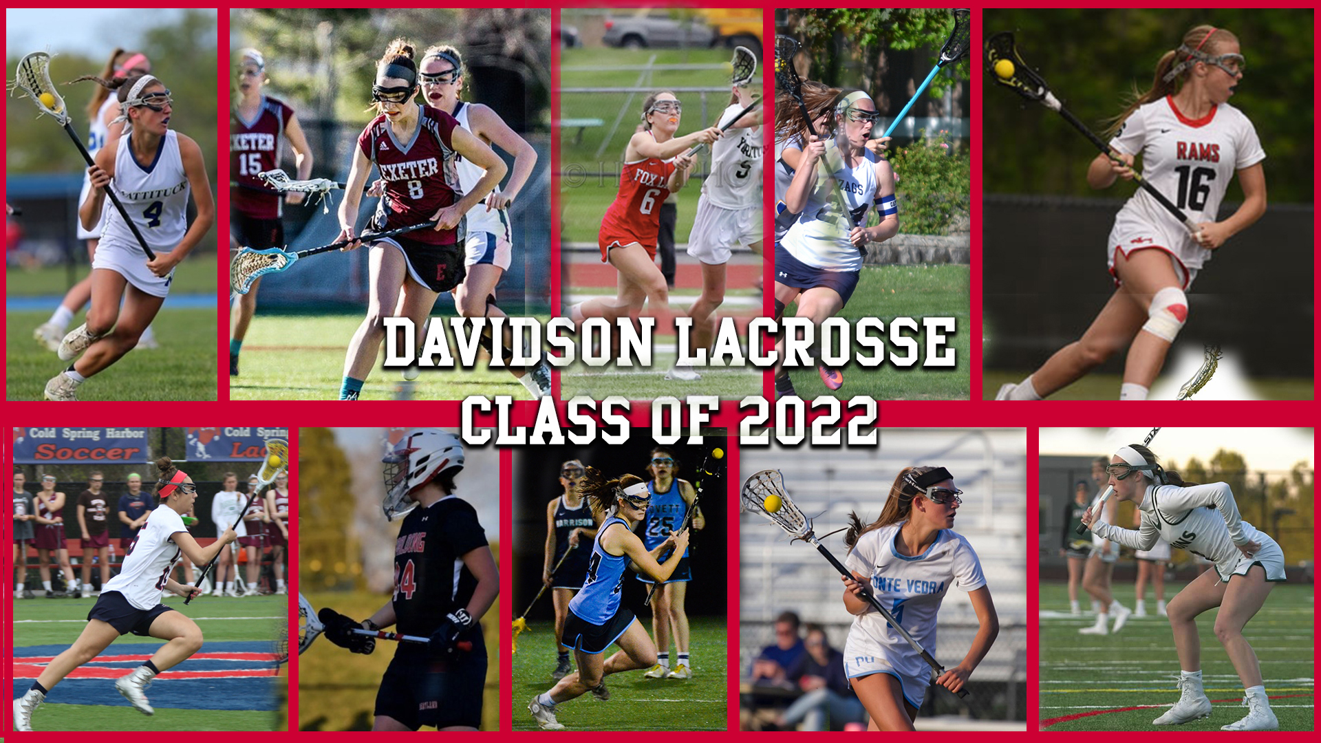Davidson W. Lacrosse 10 to Class of 2022 Davidson College