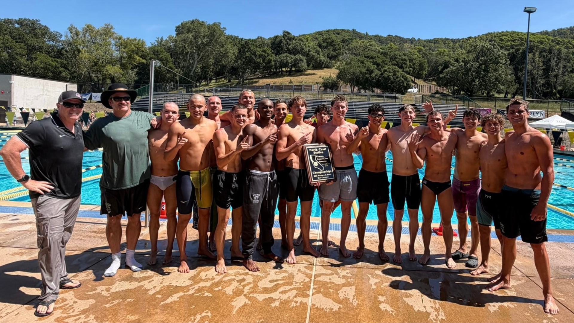 Swim team NCS Champs 2026