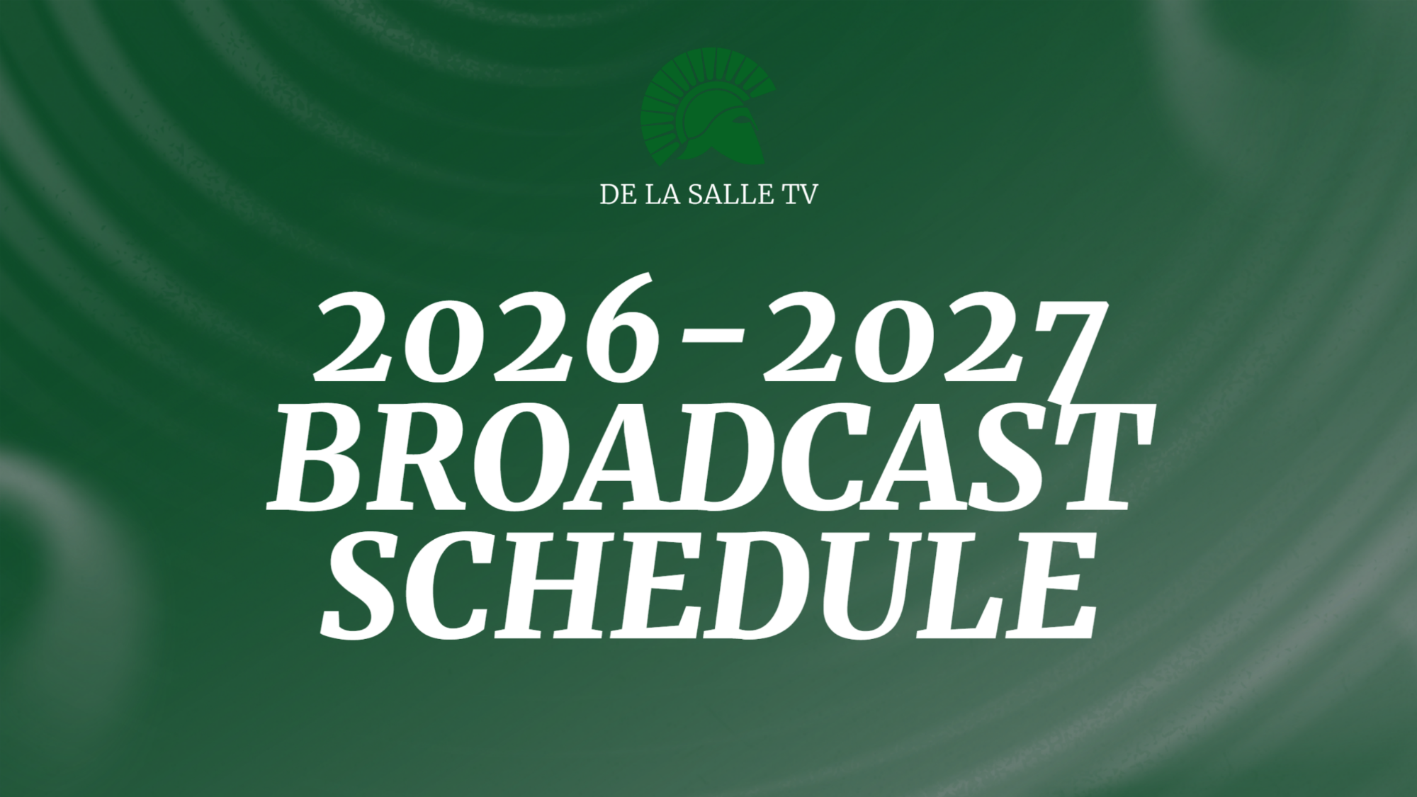 26-27 broadcast schedule