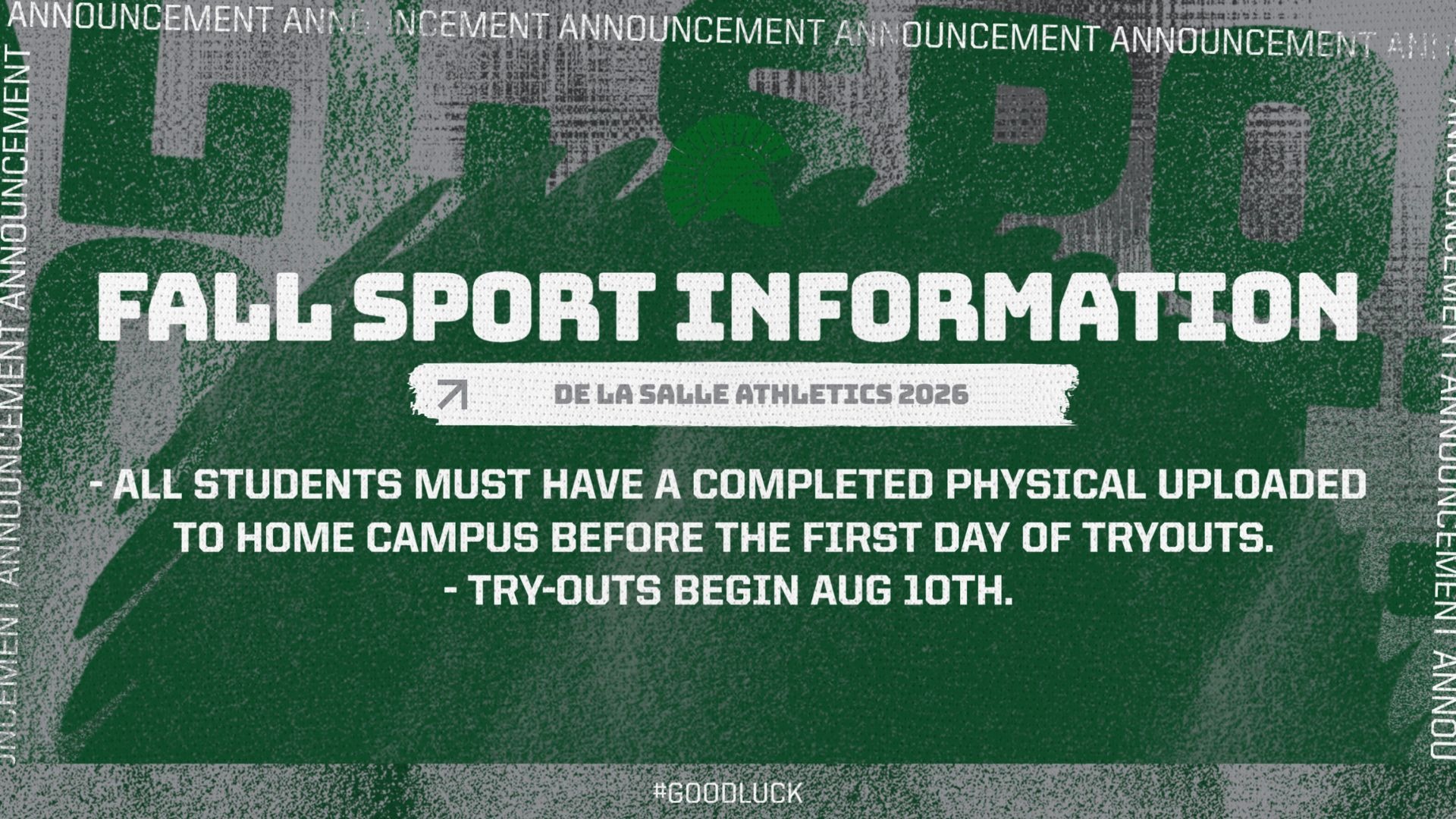 Fall sports 2026