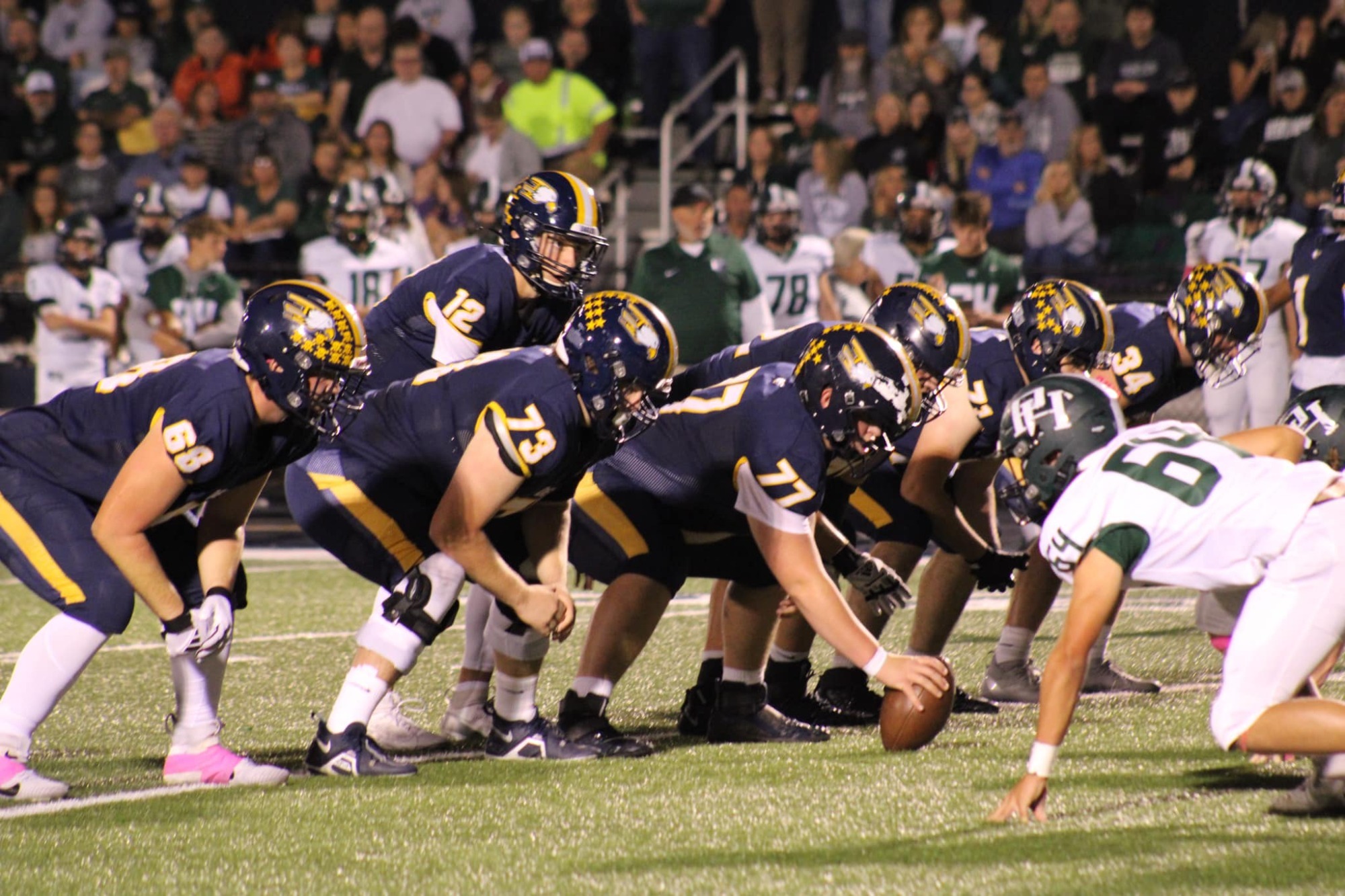 2024 Delta Football Offensive Line