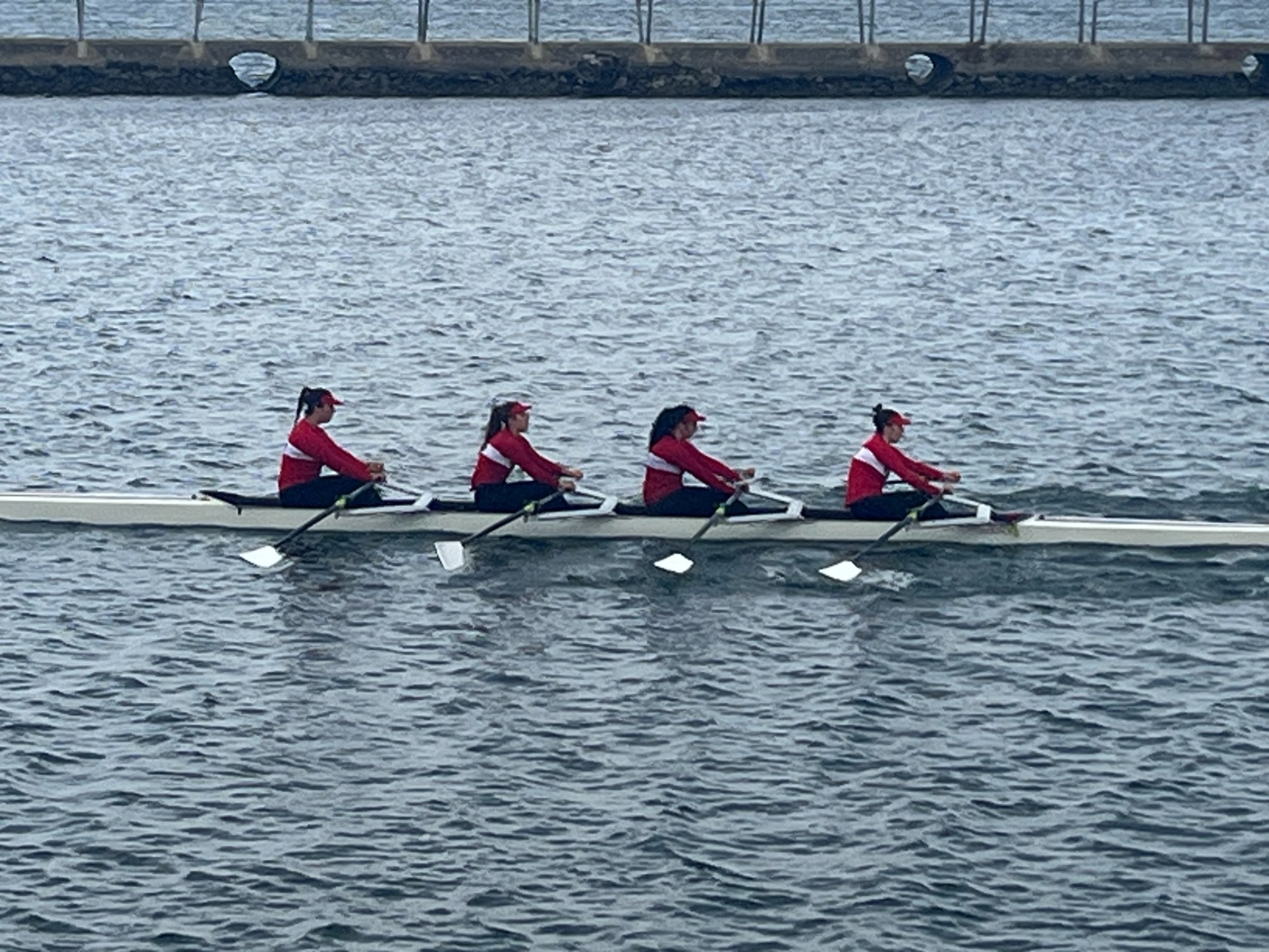 Women's 4x at Head of the Niagara