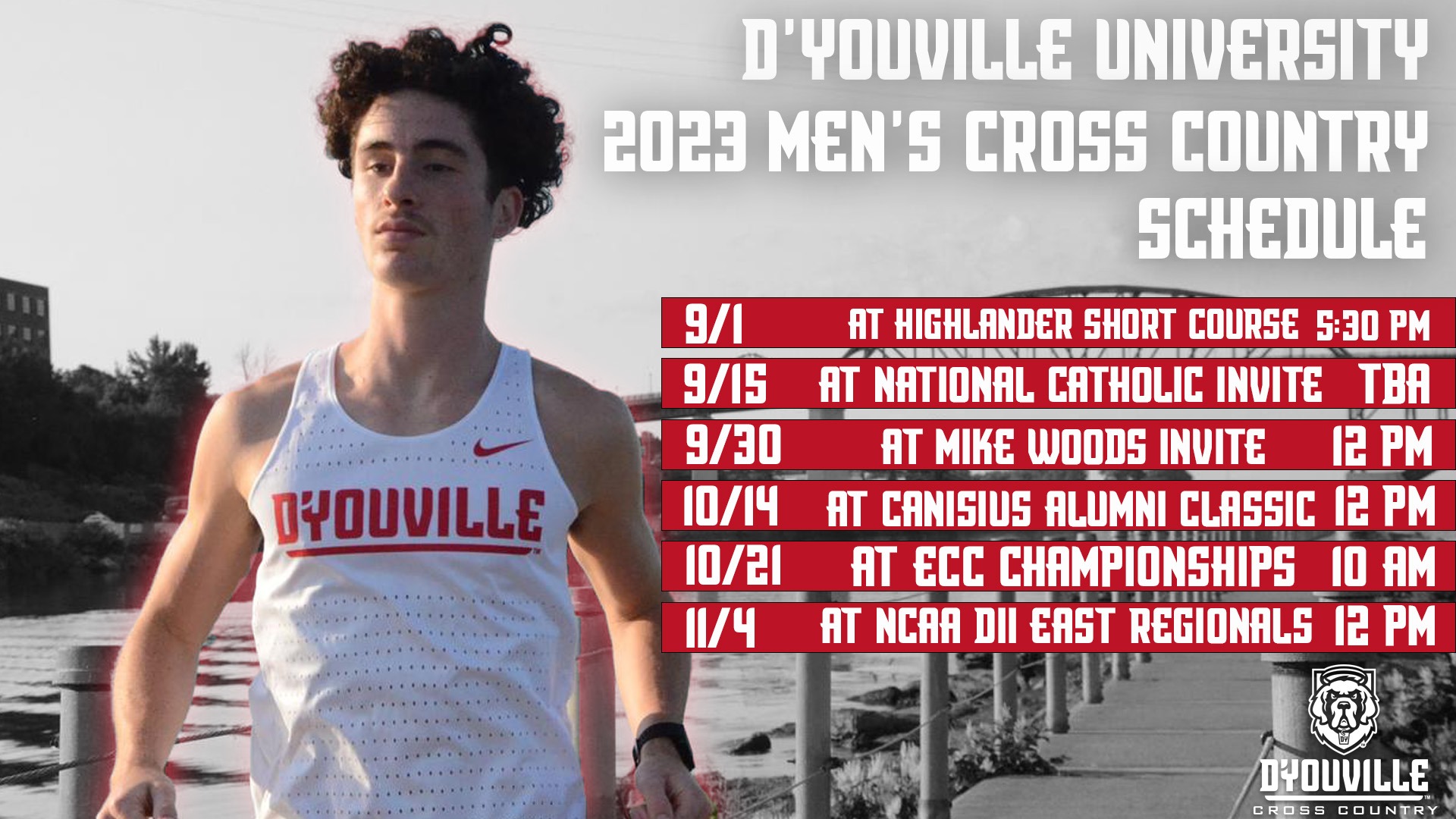 Men's Cross Country Announces 2023 Schedule D'Youville University