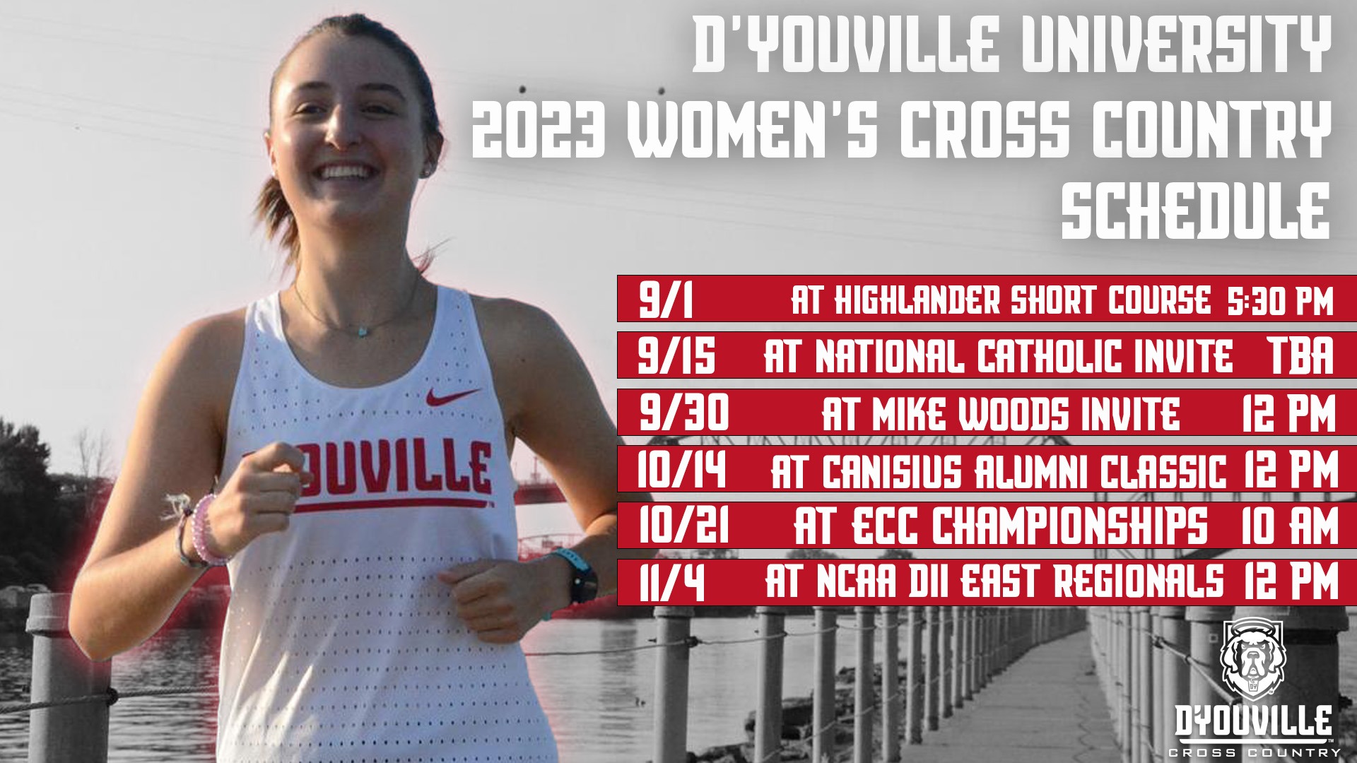 Cross Country Announces 2023 Schedule D'Youville University