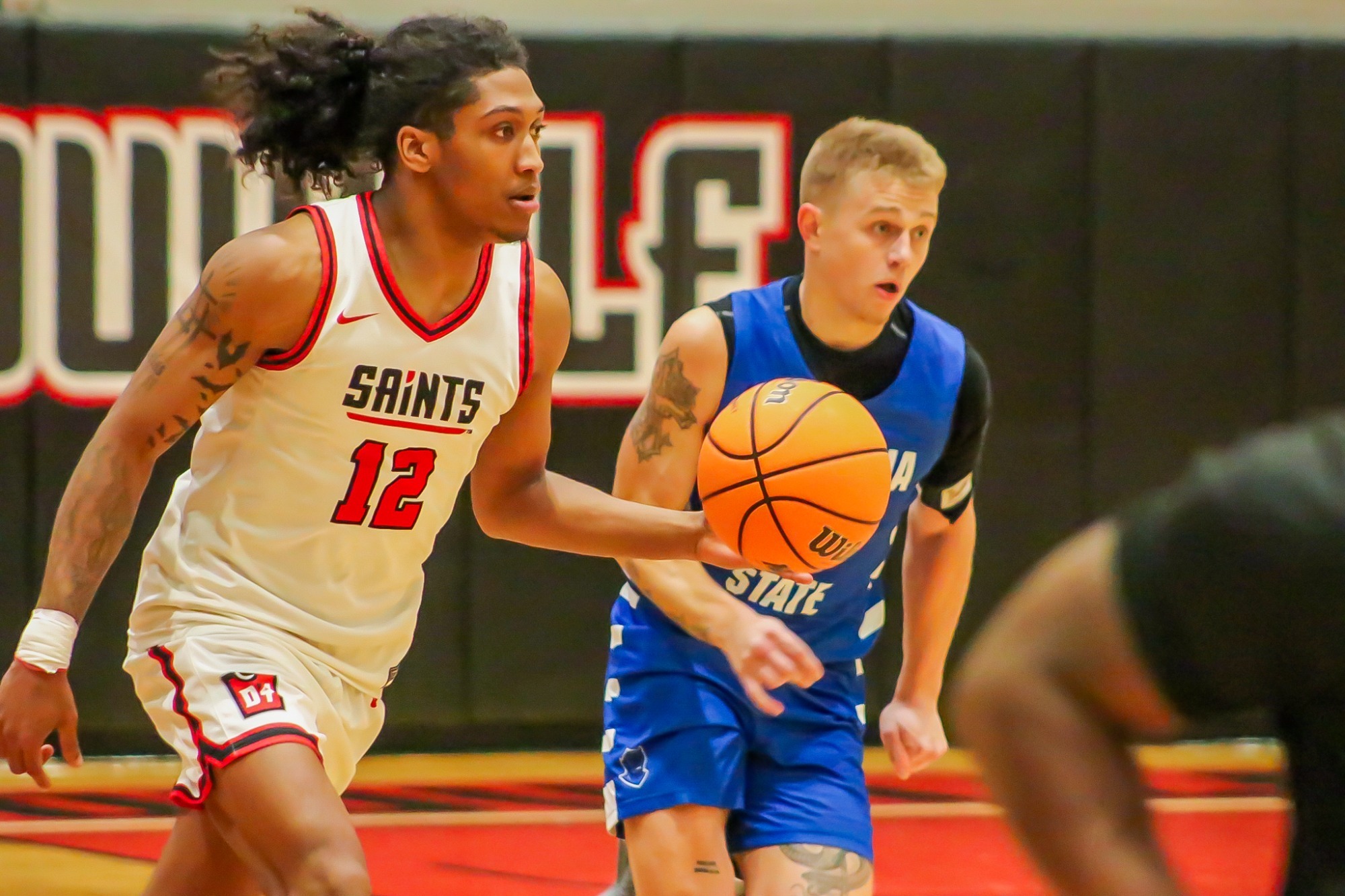 Moore bringing the ball up