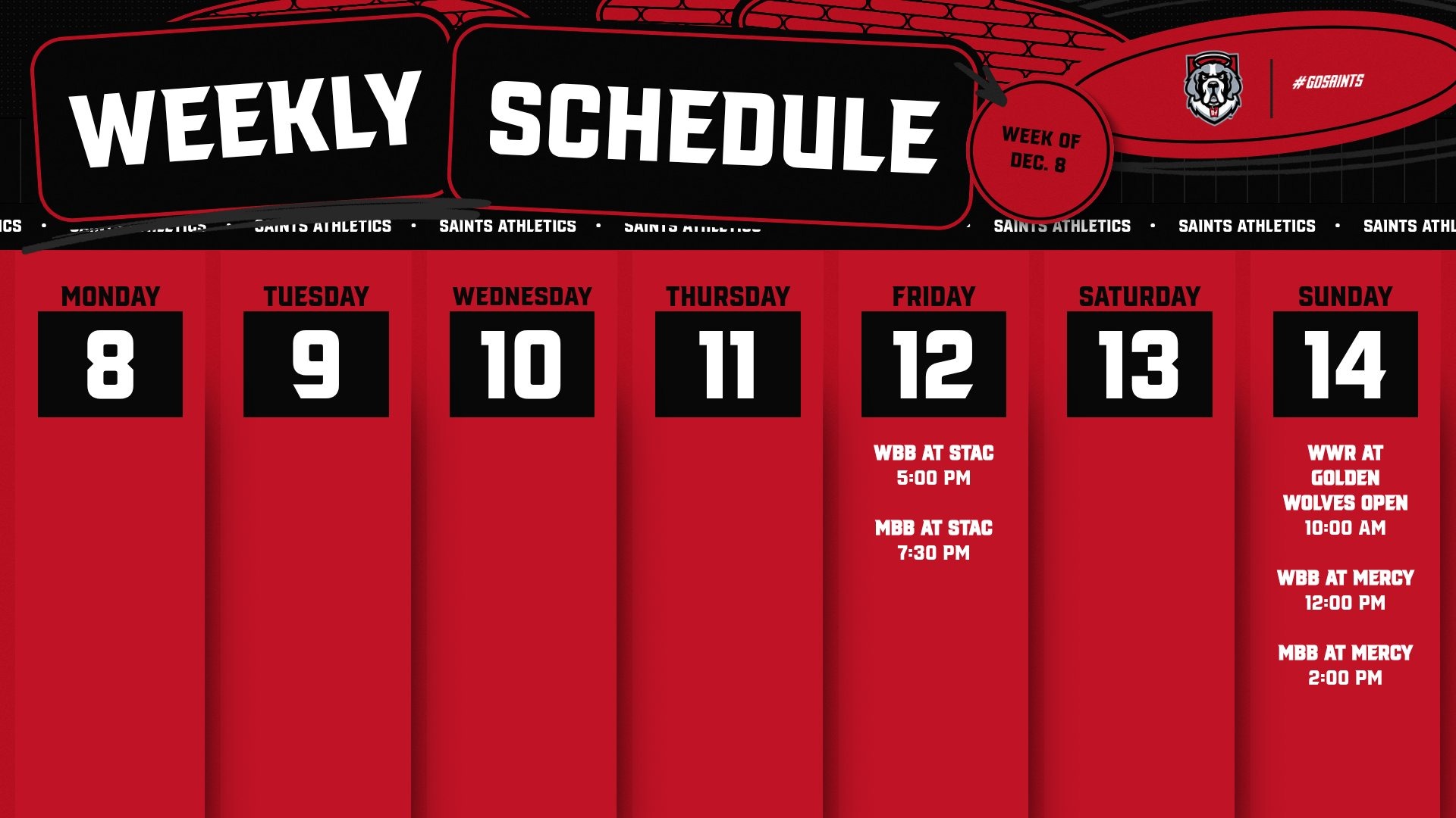 weekly preview dec 8