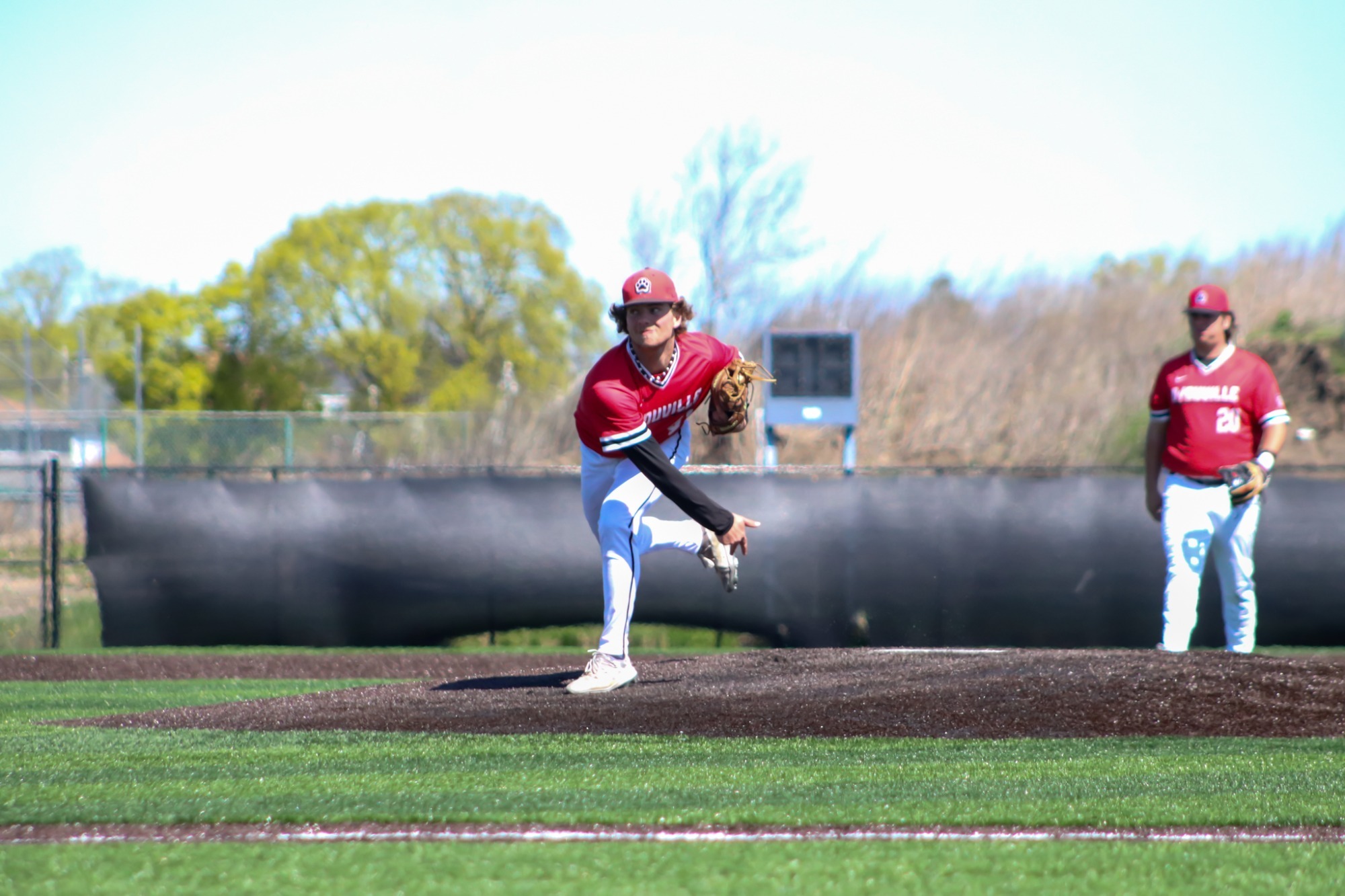 Morris throwing the heat