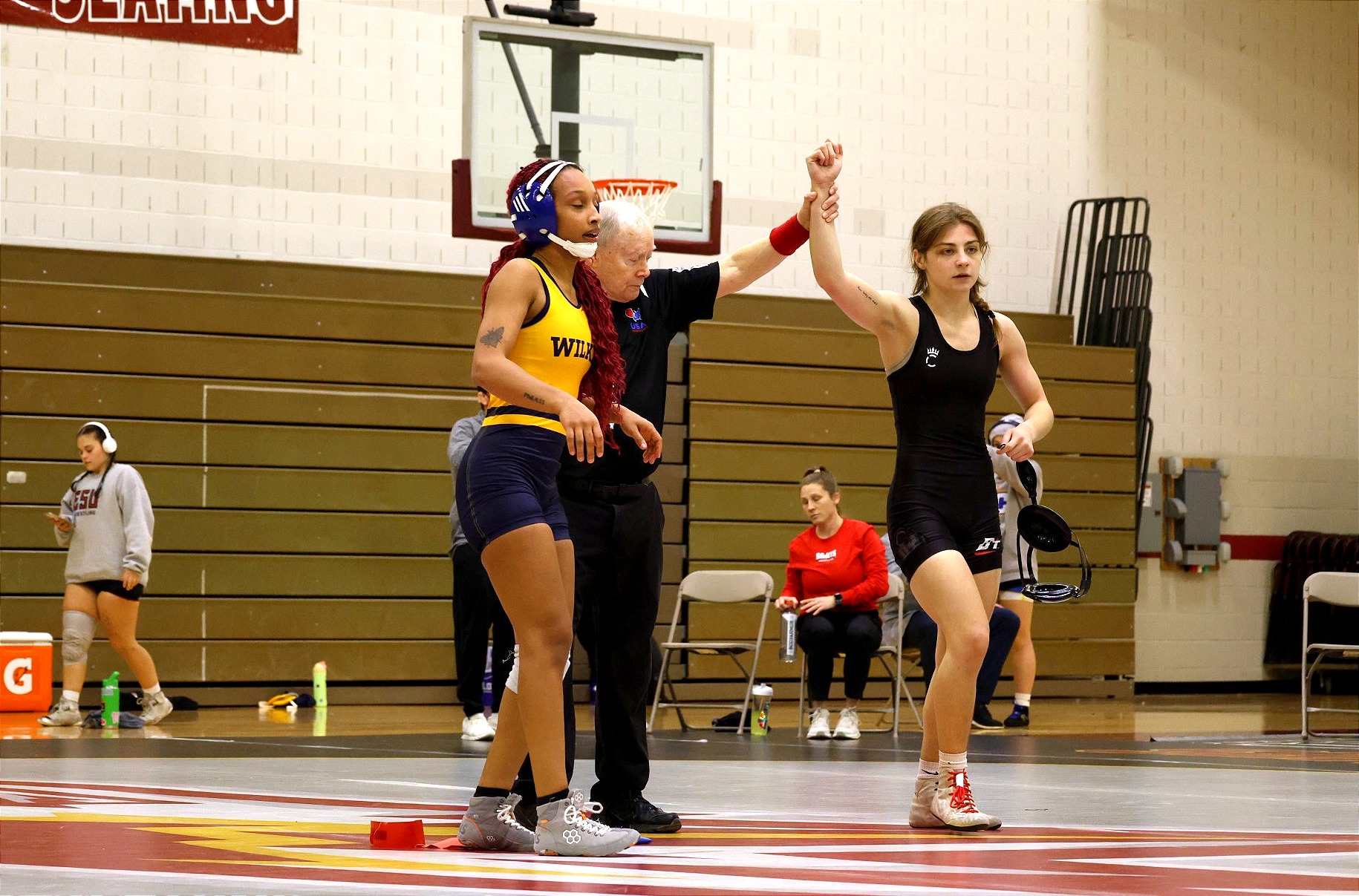 Alexis Brua after a match