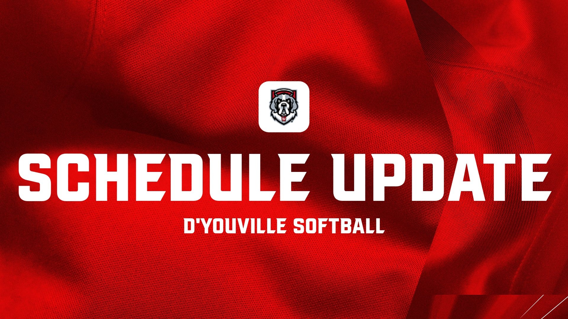 Softball Schedule Update