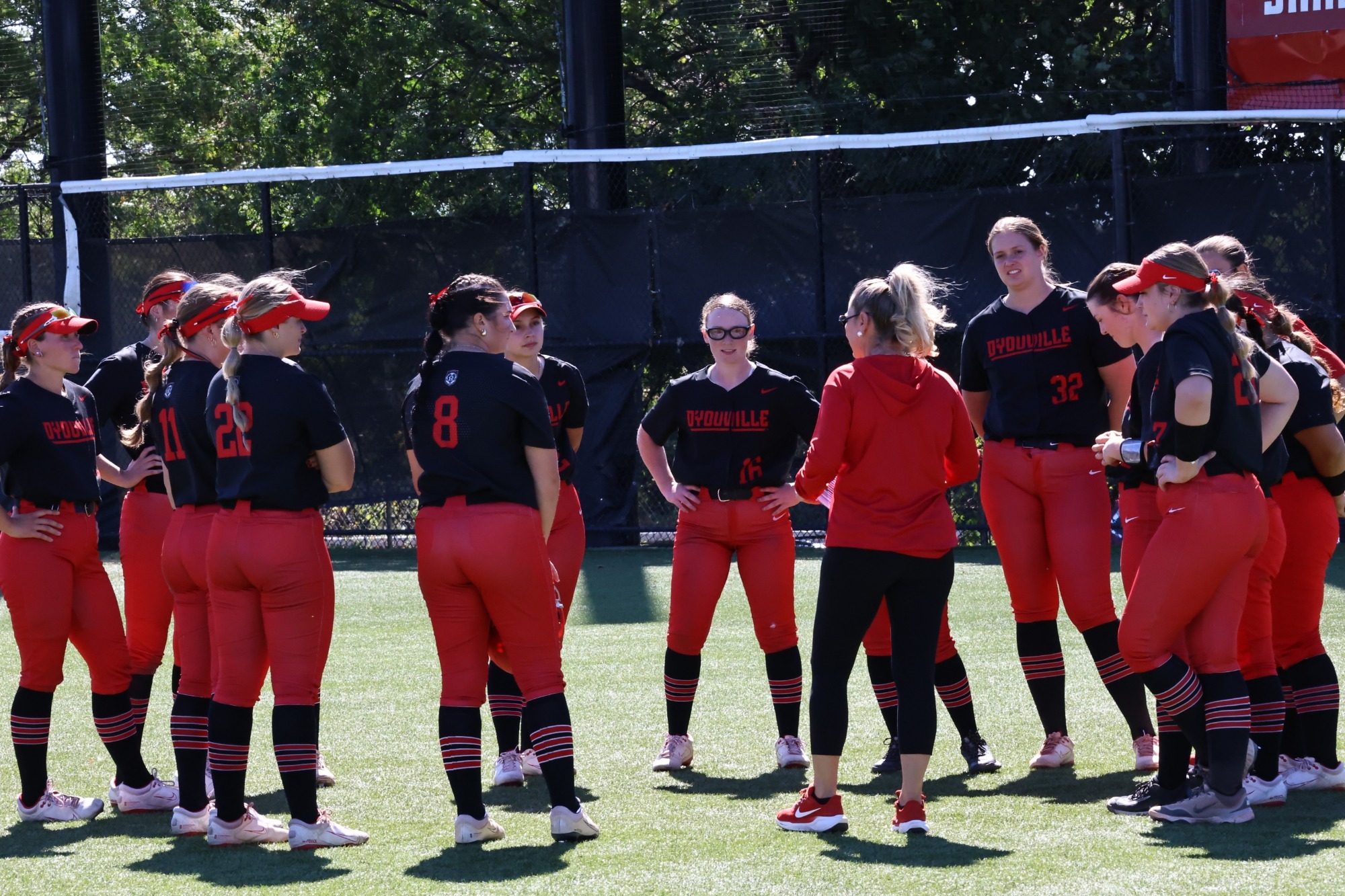Softball Postgame Huddle