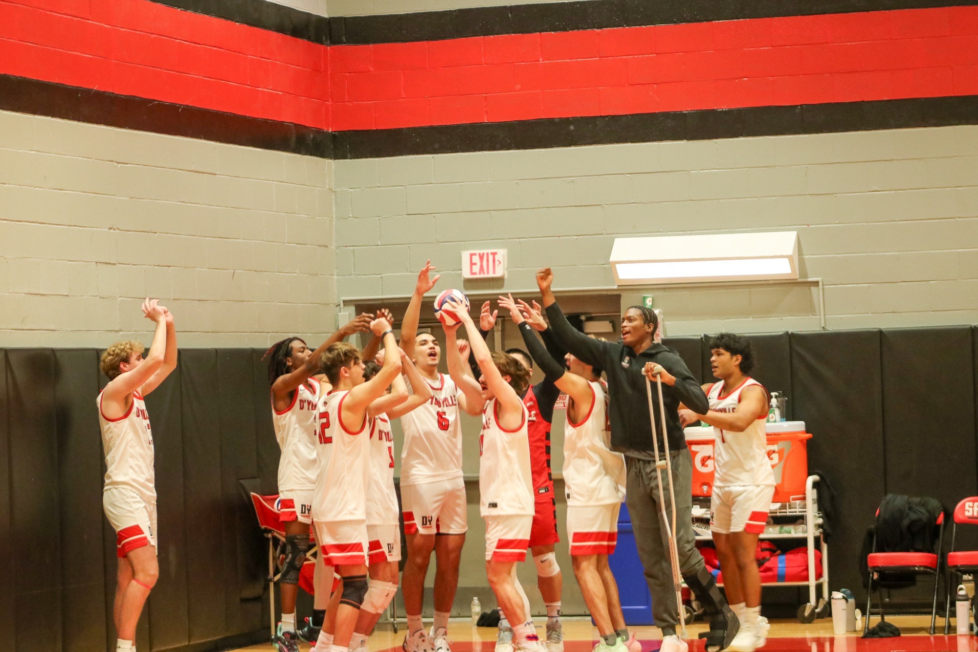 MVB Bench Celebration