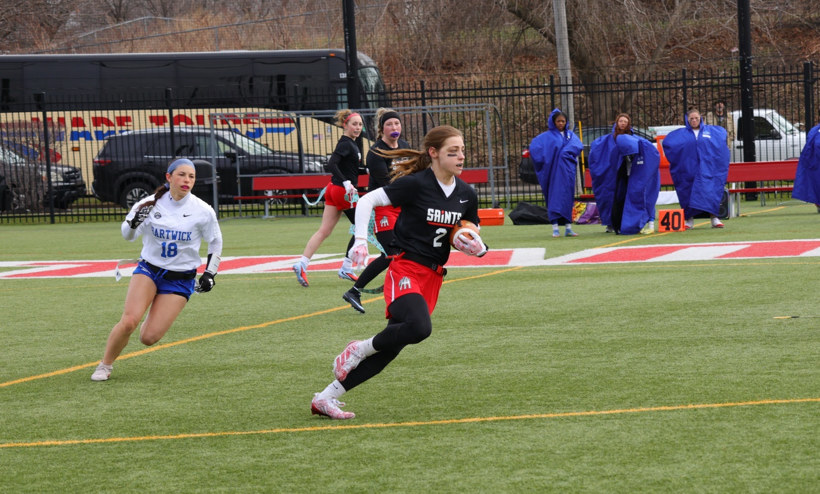 Brua running with the ball