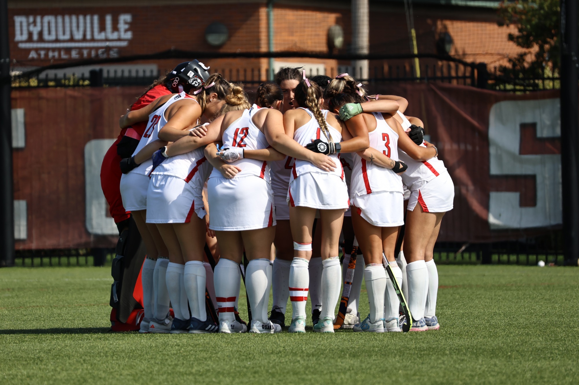 Field Hockey Team Huddle