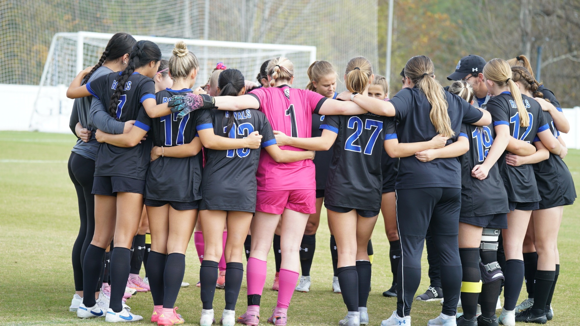 EMU Women's Soccer Huddle - 2025