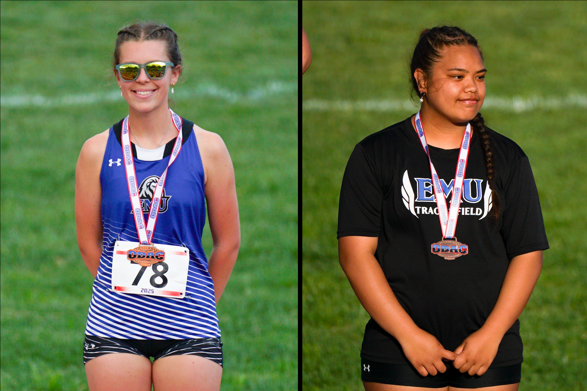 Halie Mast and Aldora Tuilaepa ODACs Podium 2025