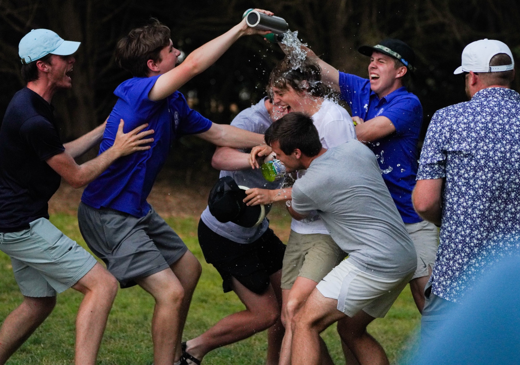 Jesse Longenecker Post-Singles Celebration at Disc Golf Nationals 2025