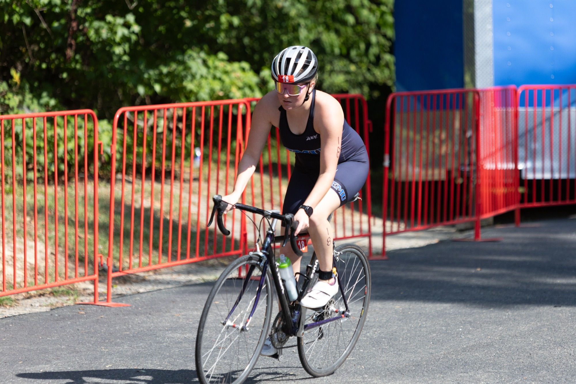 Zoe Clymer Biking 2026 Robious Triathlon