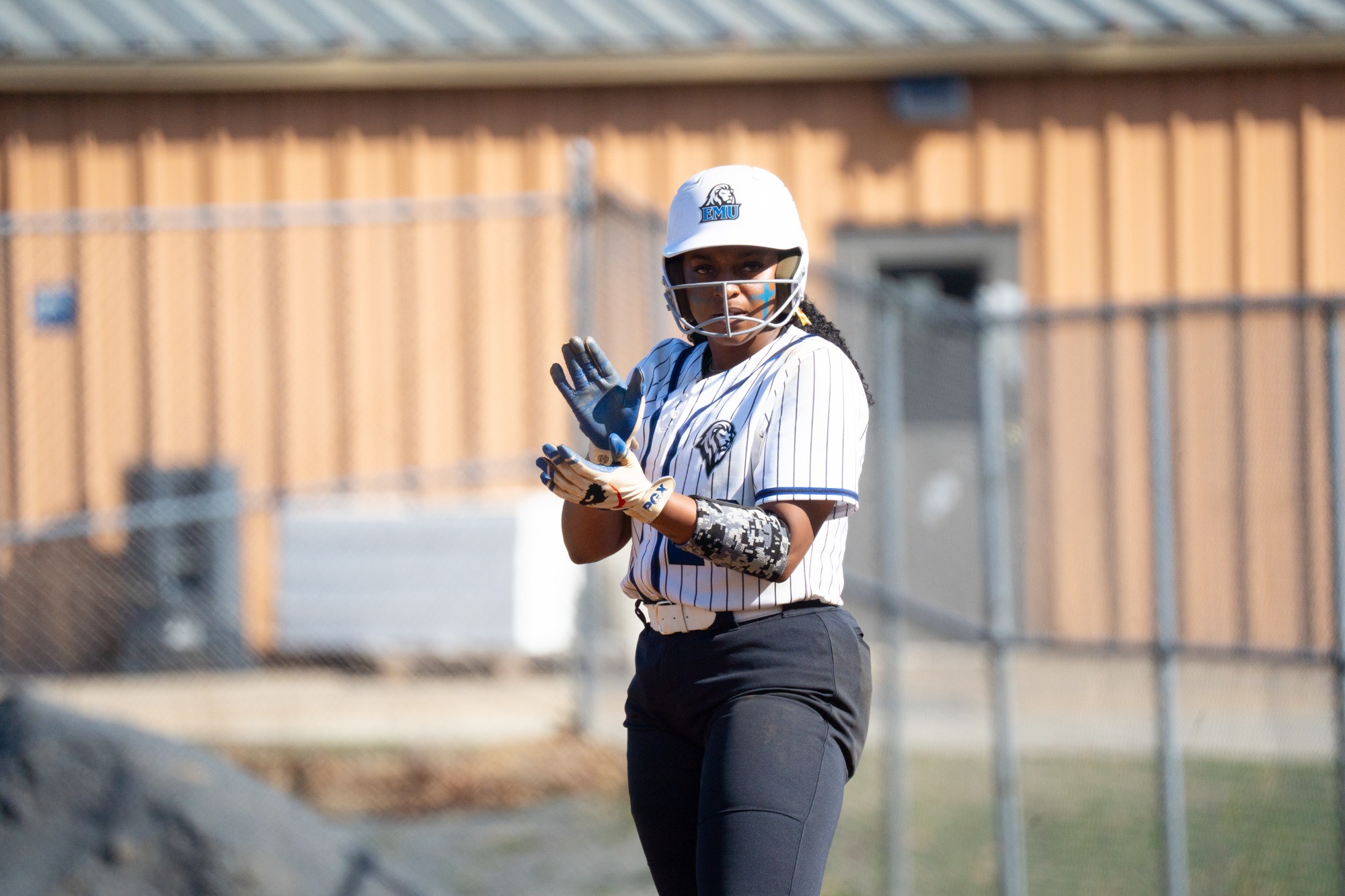 Destiny Jones on base vs MBU - 2026