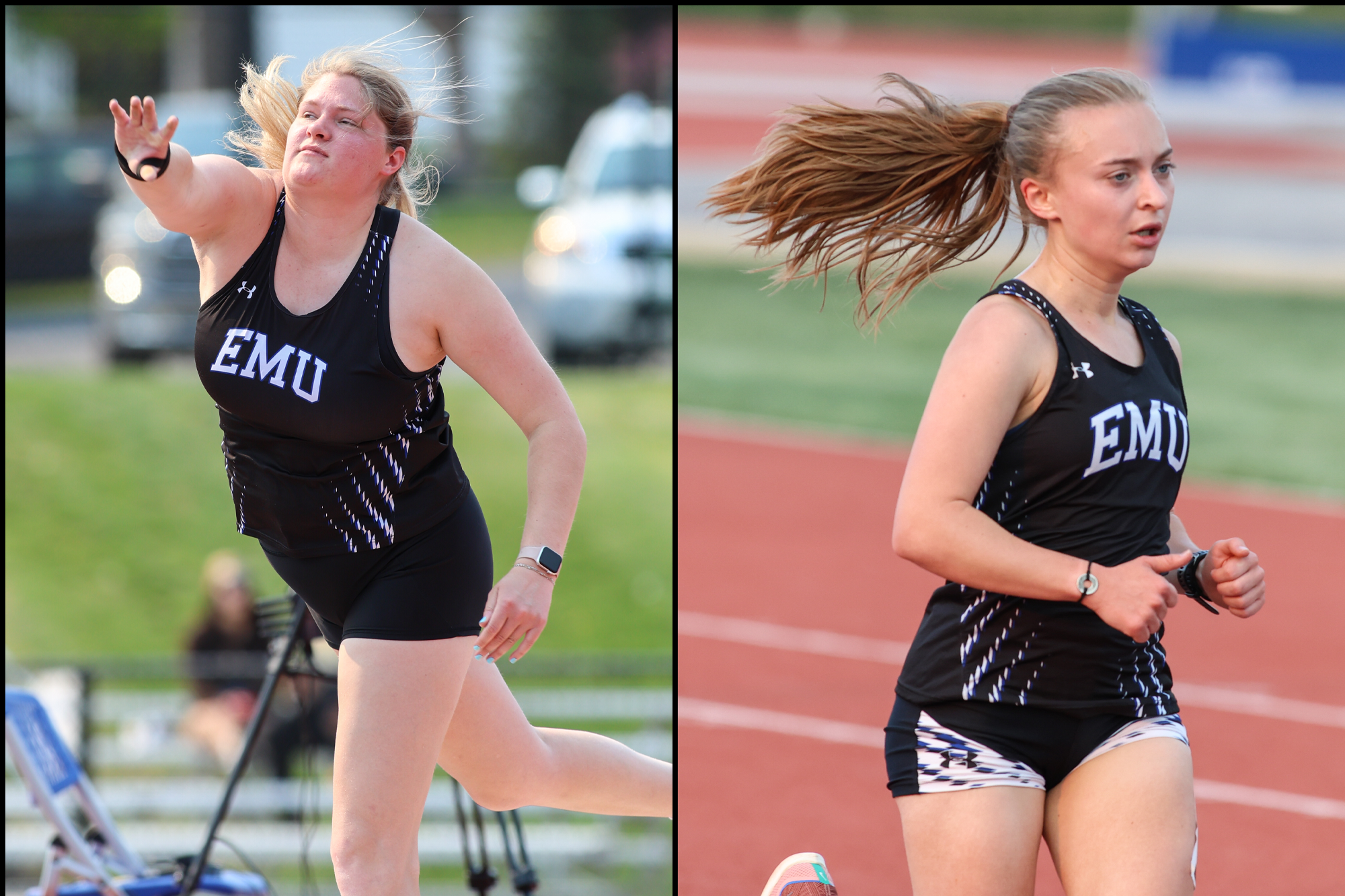 Emma Greer and Erin Loker EMU Heritage Invitational