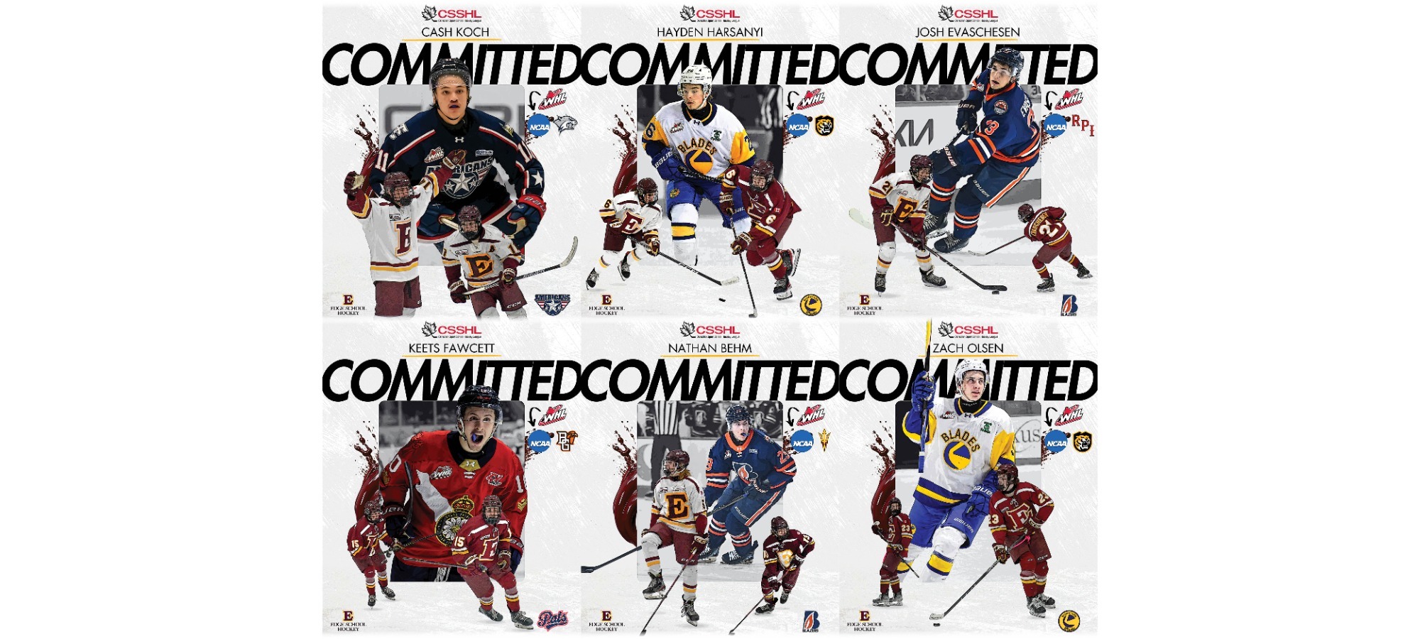 Jan 2026 Hockey Program NCAA Signees