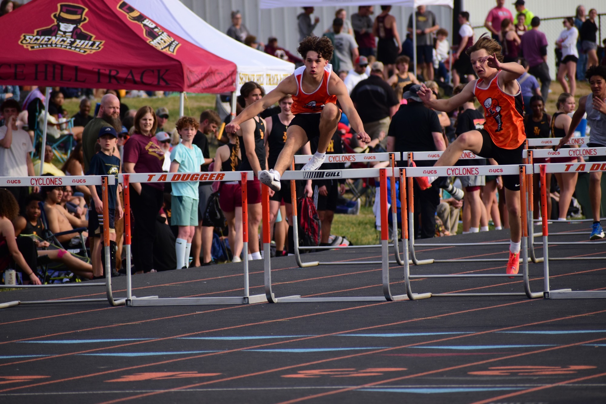 Track Action Hurdles
