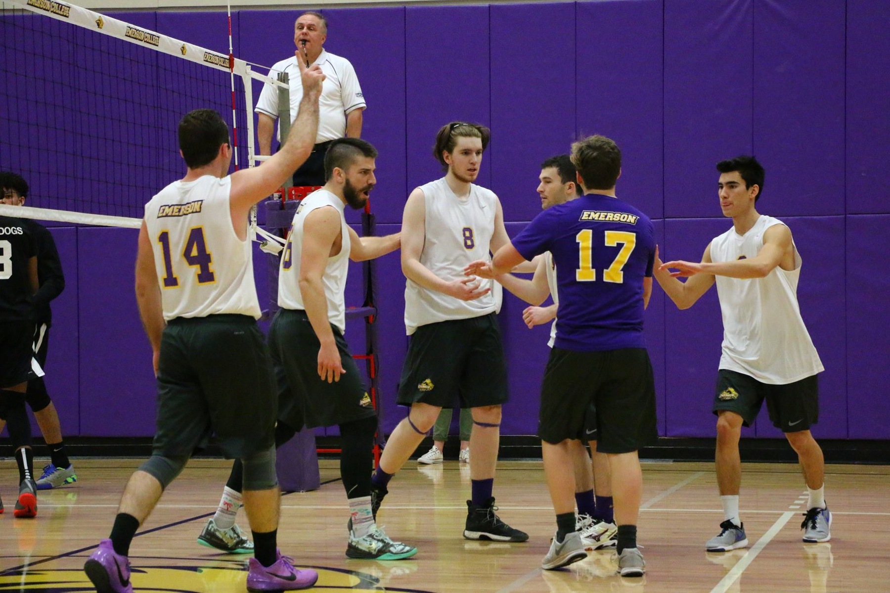 Emerson Takes Down Eastern Nazarene in Straight Sets Emerson College