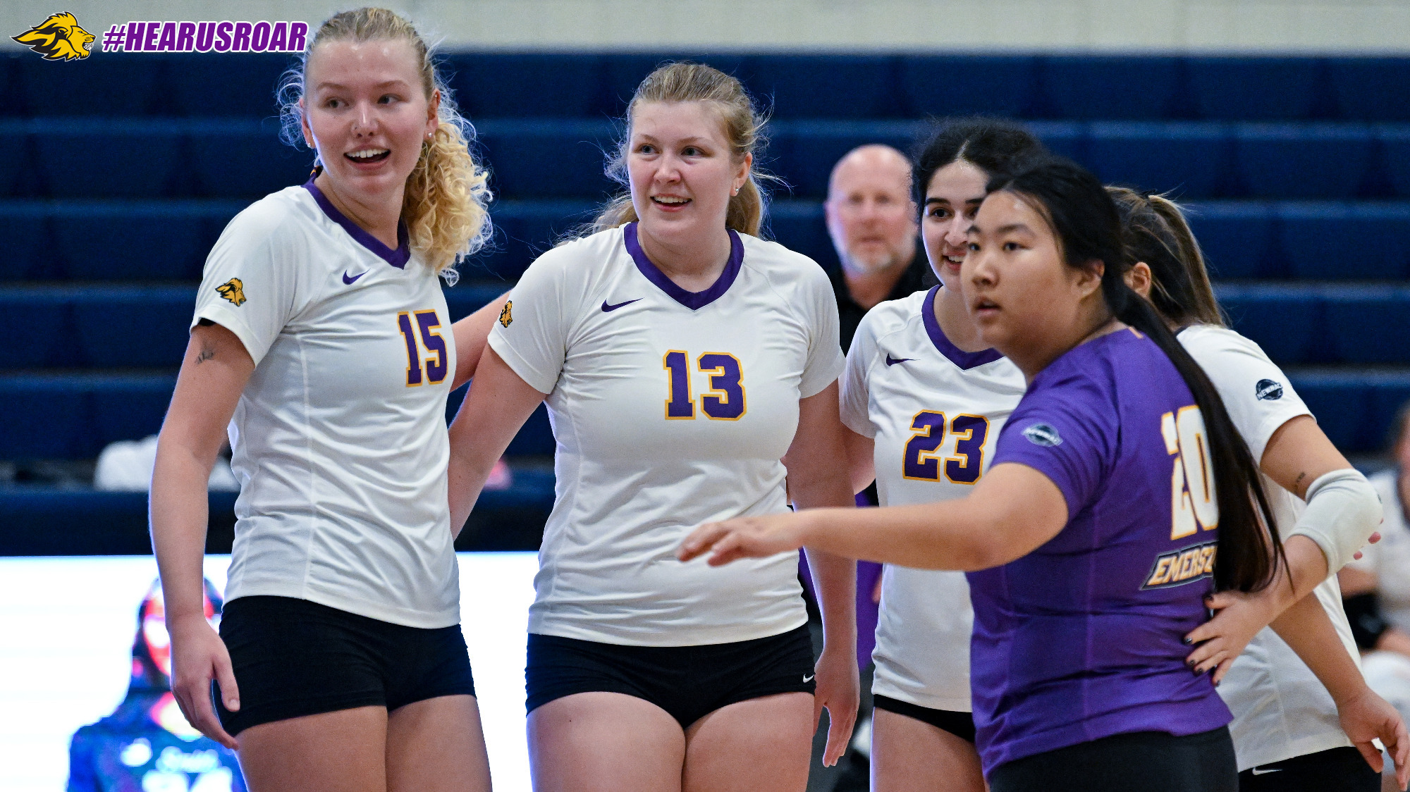 Women's Volleyball Celebrates at Smith