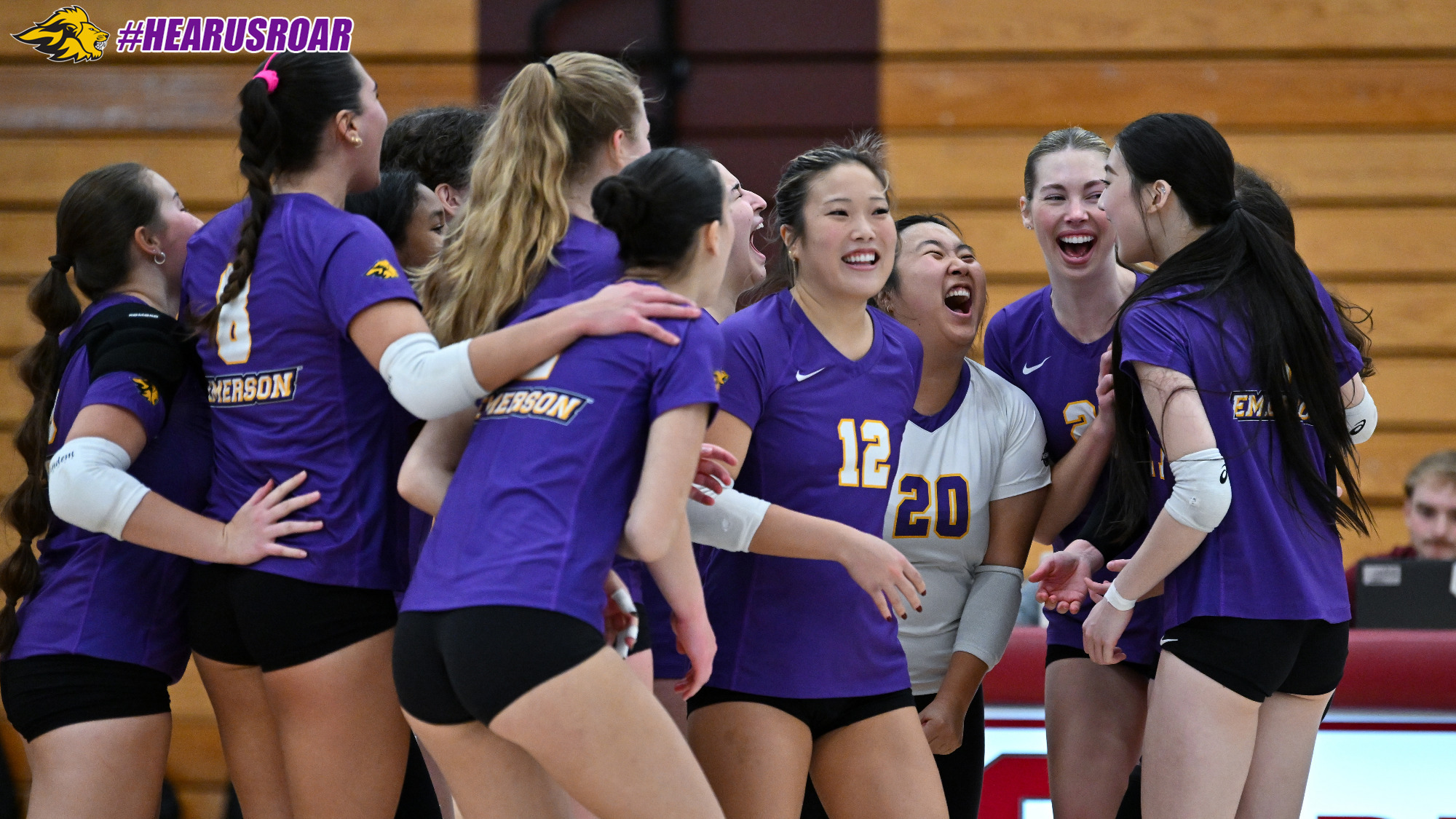 Emerson celebrates a five set win at Springfield
