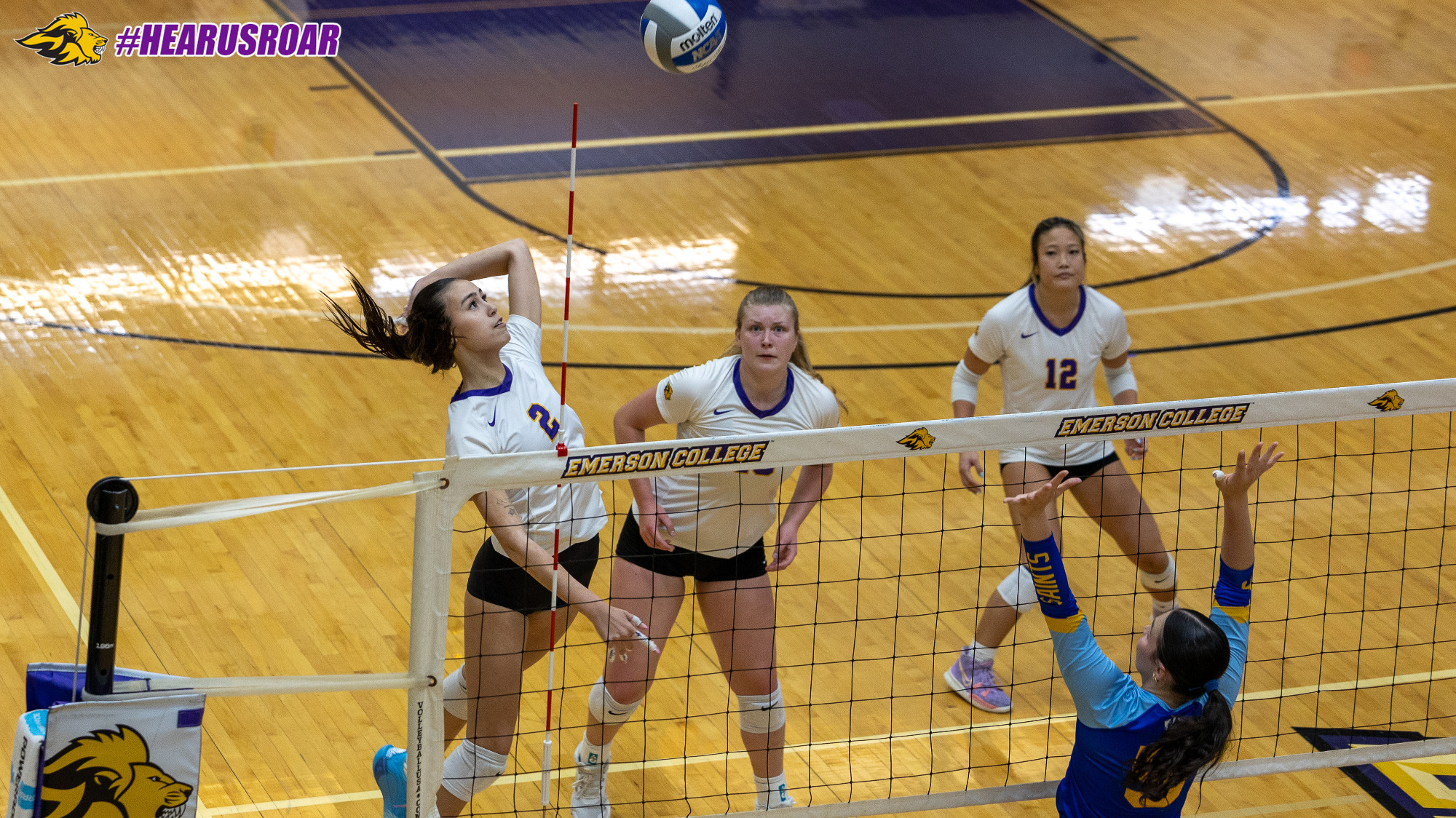 Addie Wooten on the attack against Emmanuel