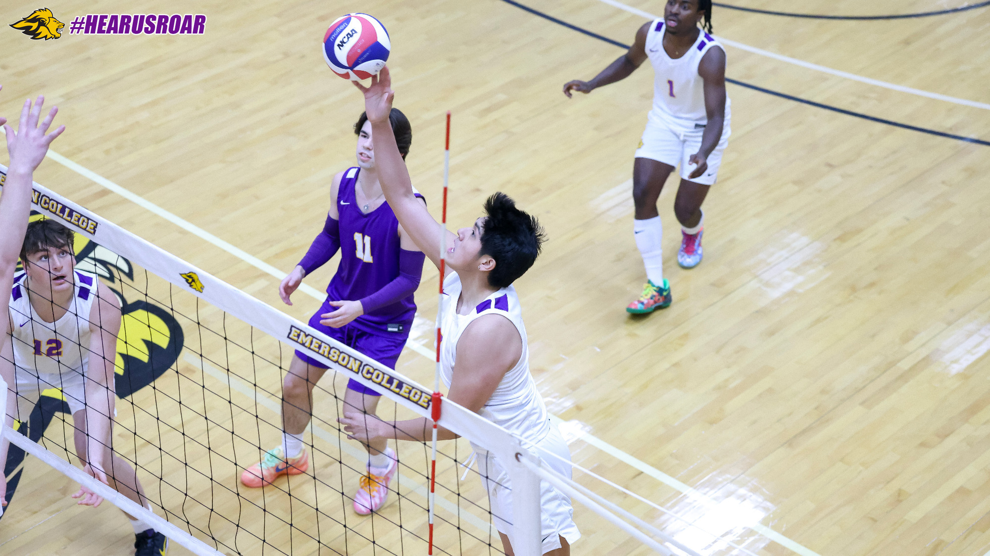 Mario Cielo-Salinas with an attack against VSU-Johnson